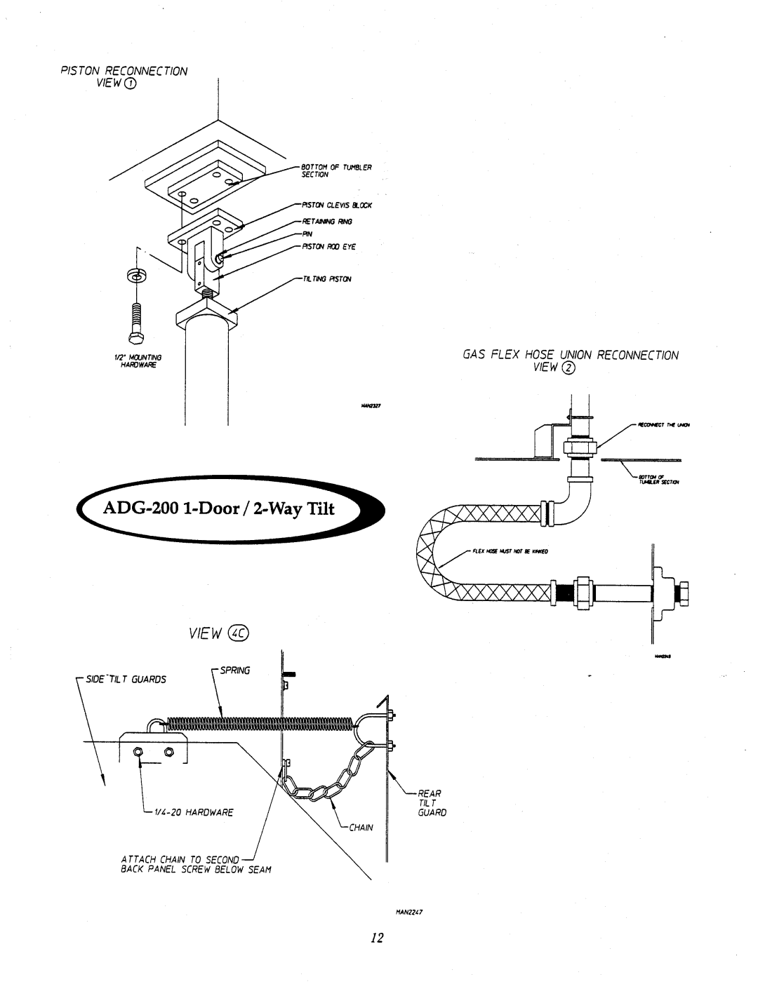 American Dryer Corp AD-200 Tilting manual 