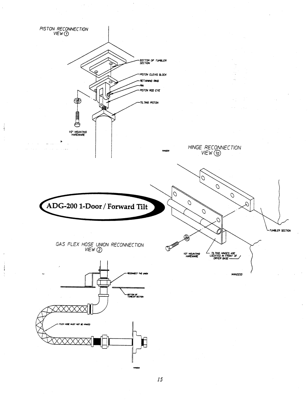 American Dryer Corp AD-200 Tilting manual 