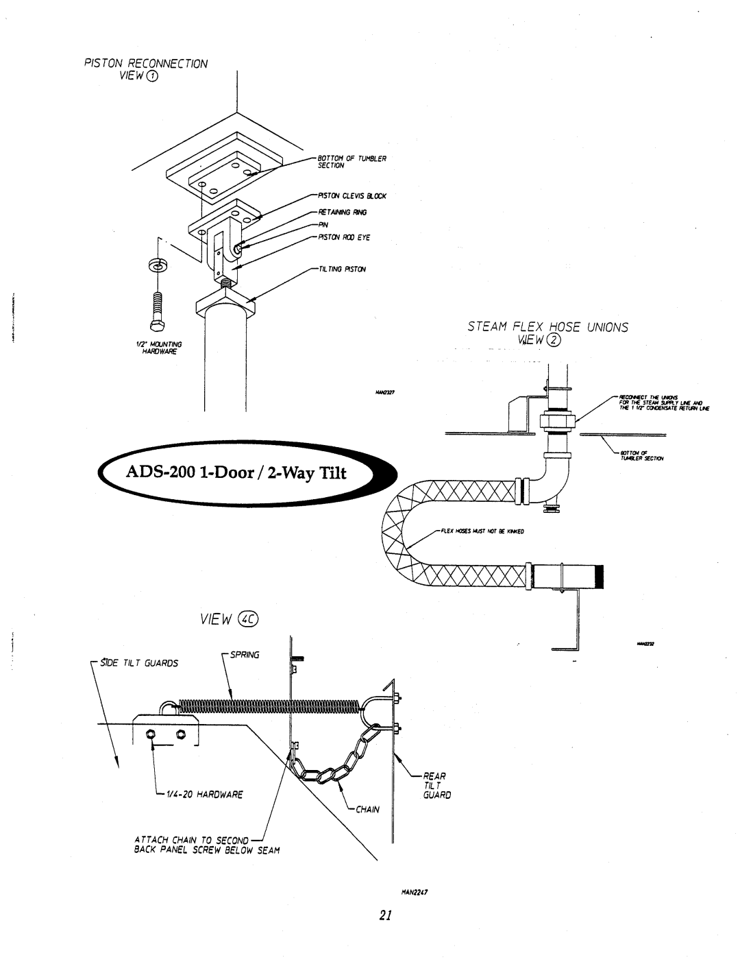 American Dryer Corp AD-200 Tilting manual 