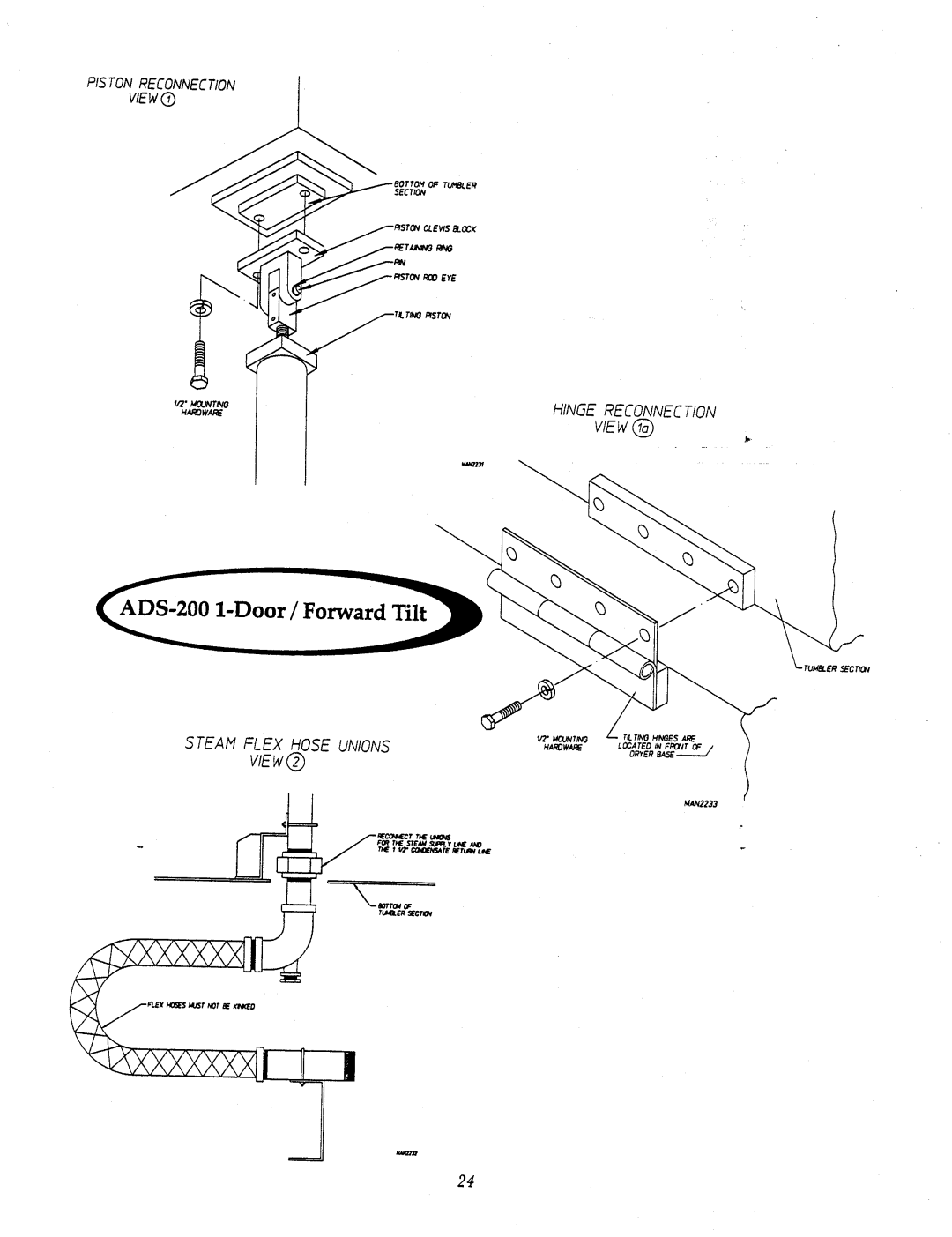 American Dryer Corp AD-200 Tilting manual 