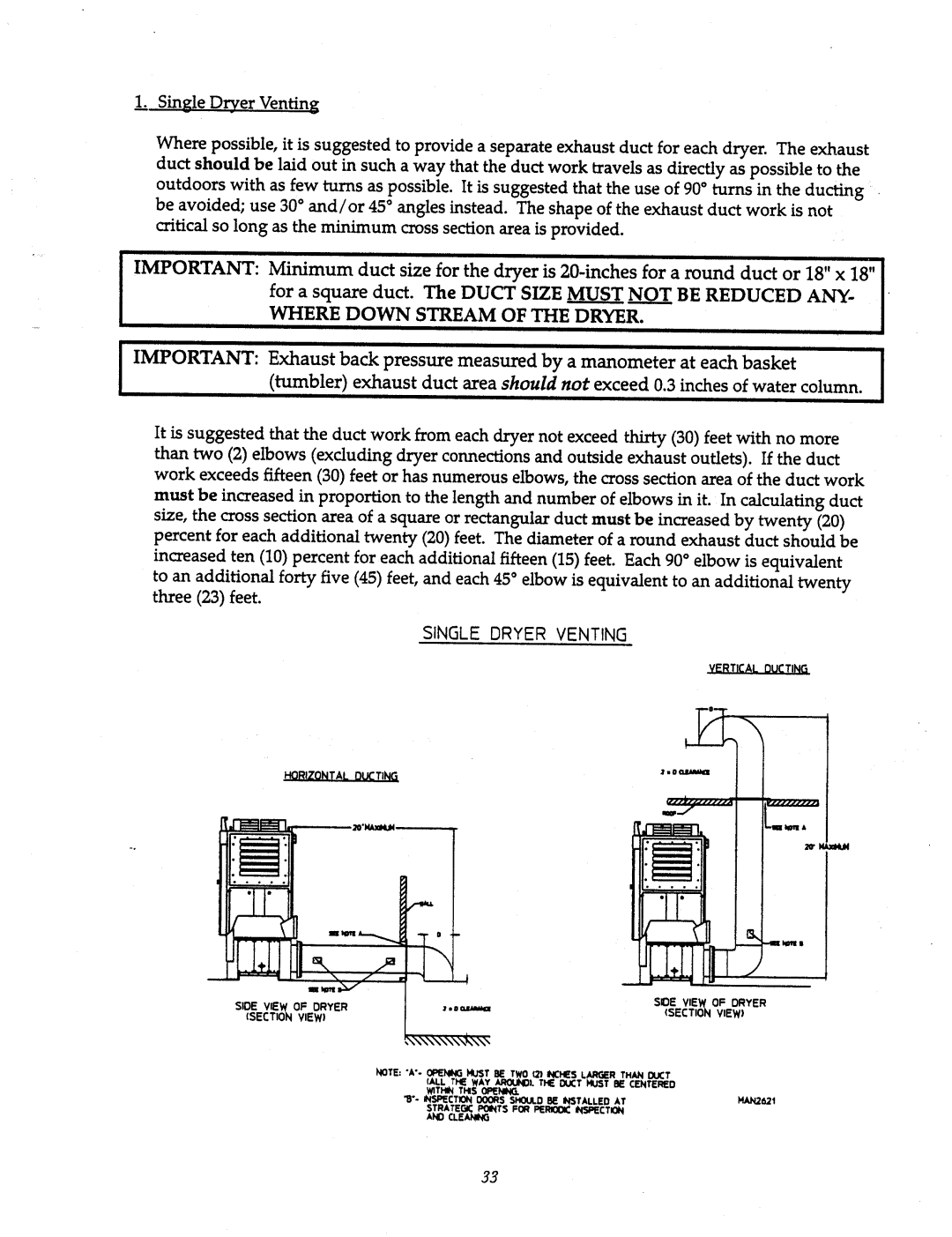 American Dryer Corp AD-200 Tilting manual 