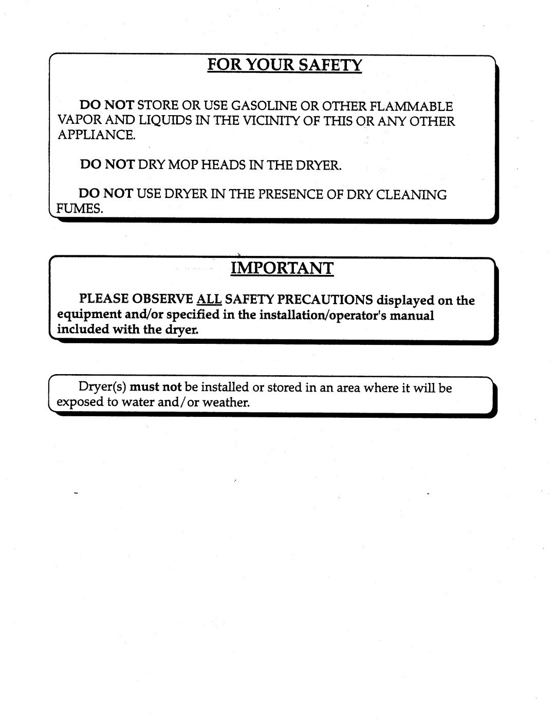 American Dryer Corp AD-200 Tilting manual 