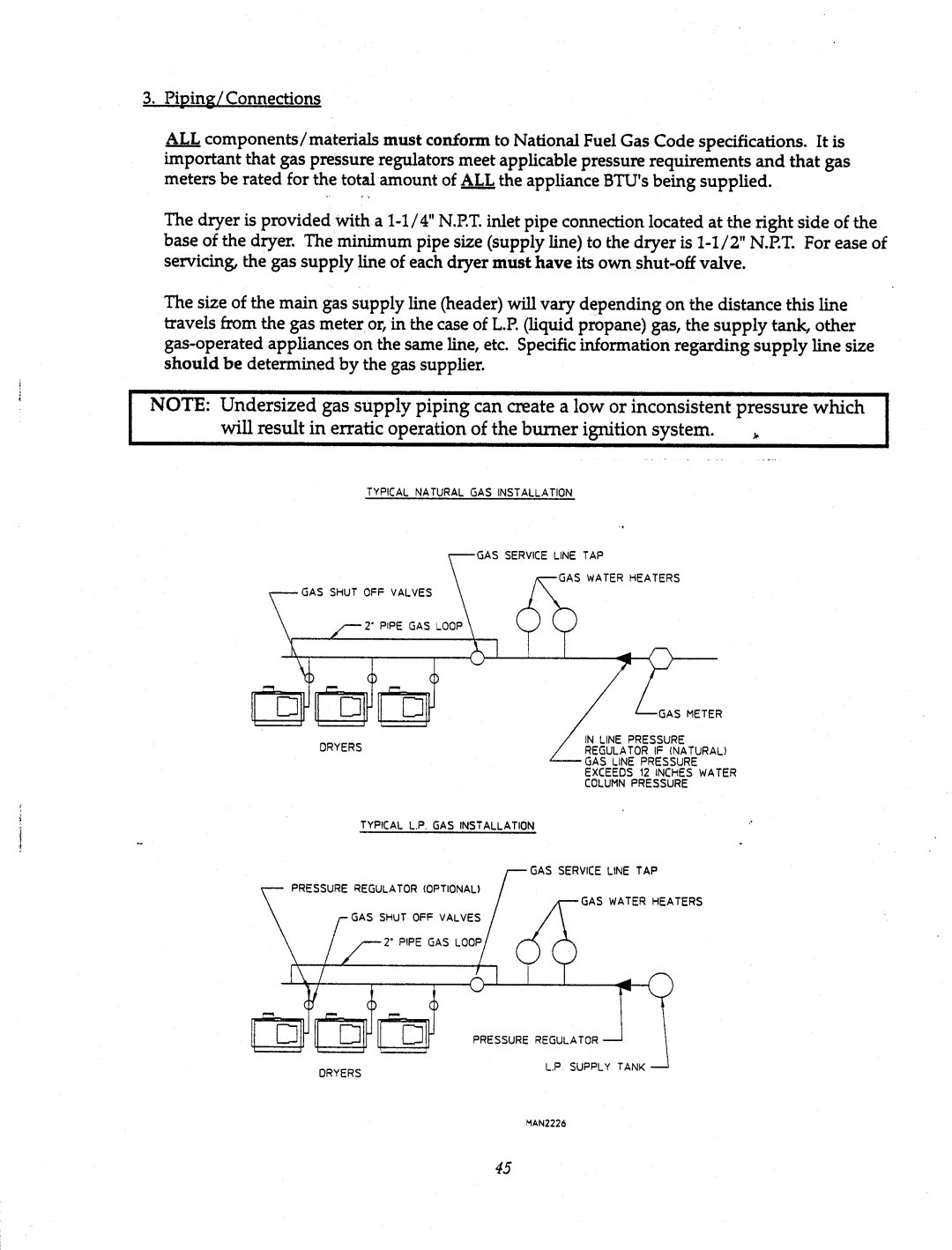 American Dryer Corp AD-200 Tilting manual 