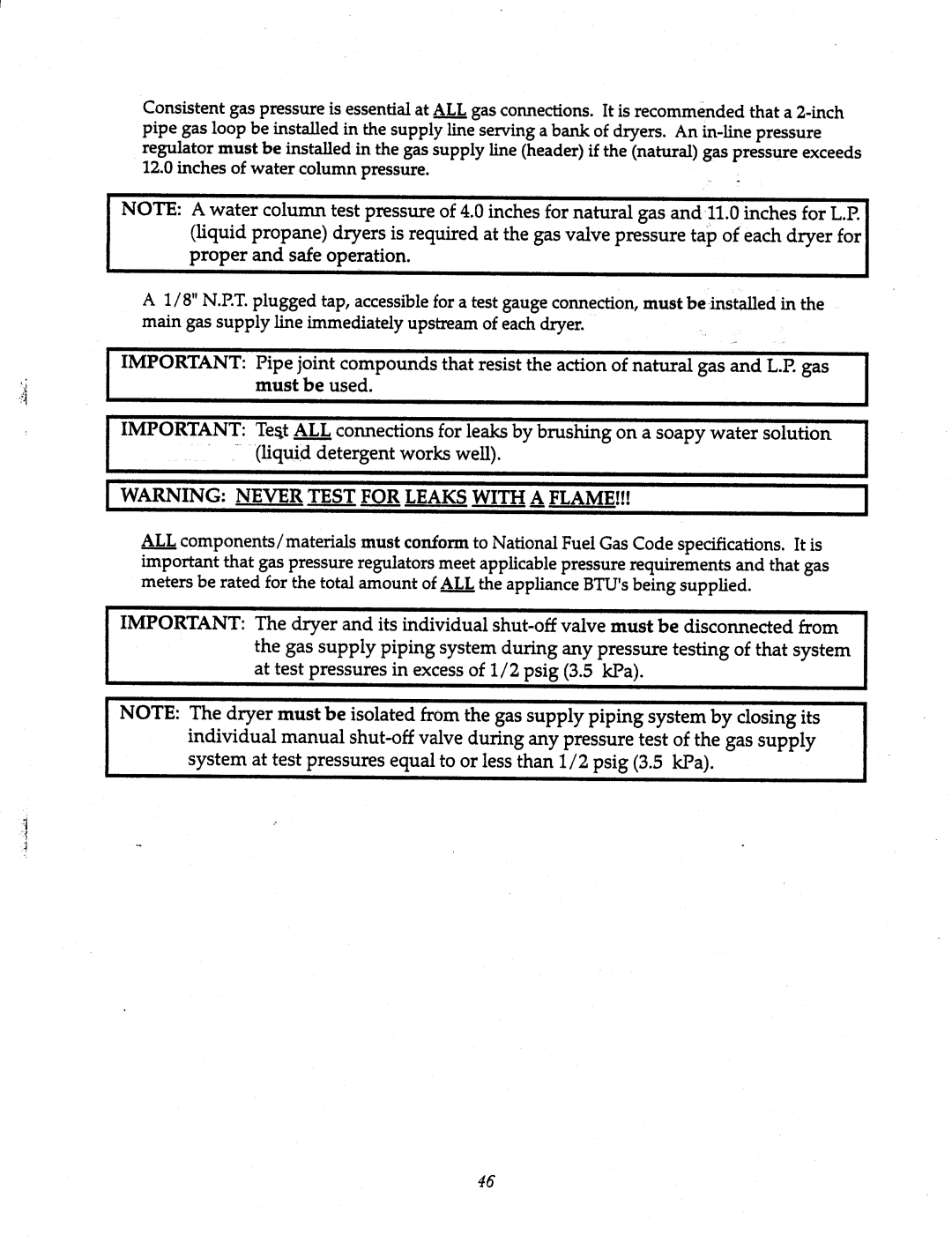 American Dryer Corp AD-200 Tilting manual 