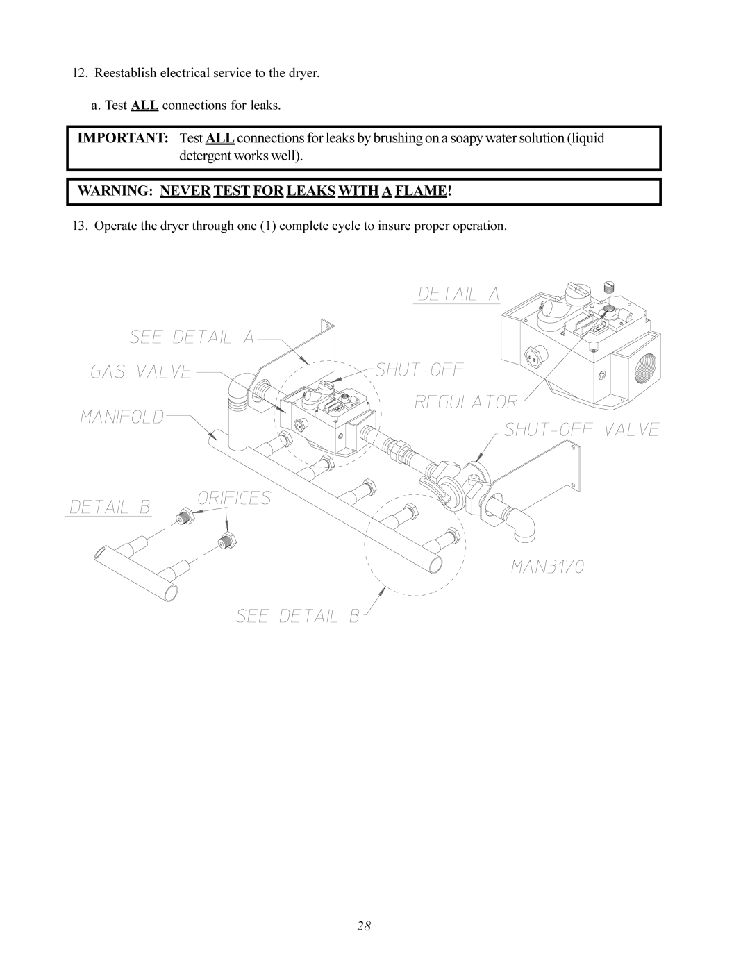 American Dryer Corp AD-200 service manual 