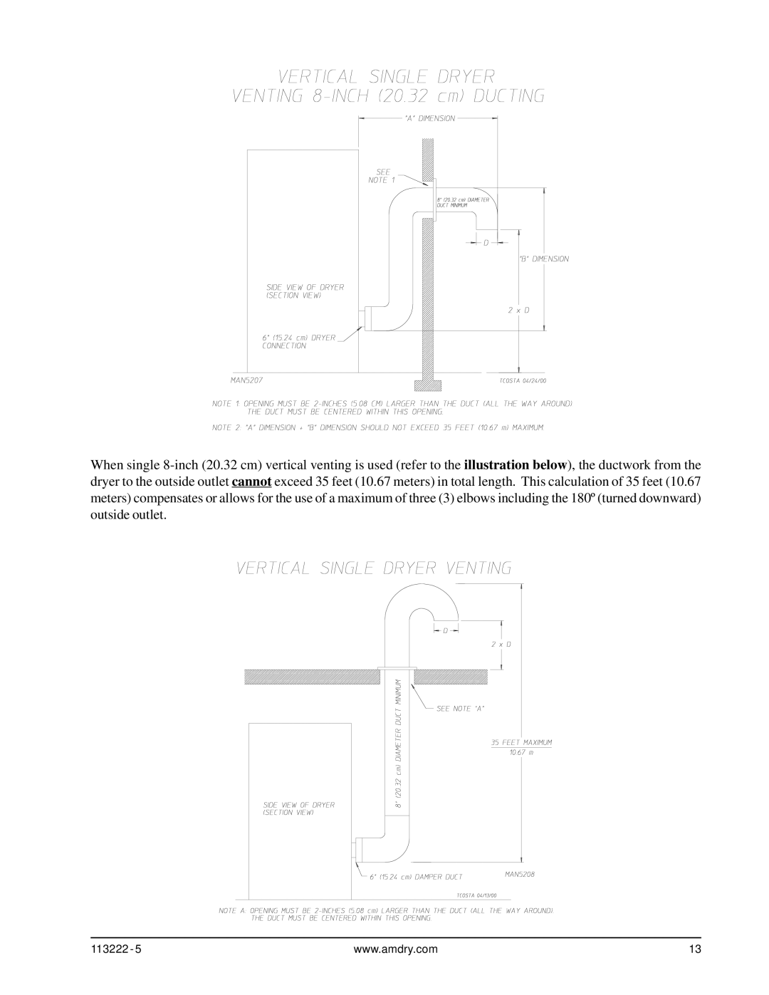 American Dryer Corp AD-24 Phase 7 installation manual 113222 