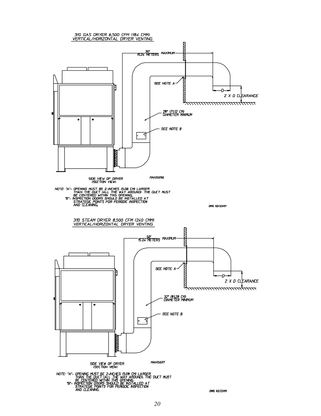 American Dryer Corp AD-310 Phase 7 installation manual 