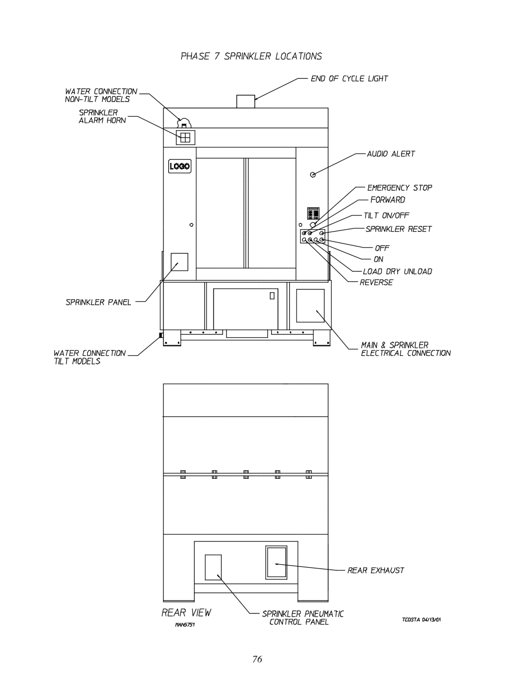 American Dryer Corp AD-310 Phase 7 installation manual 