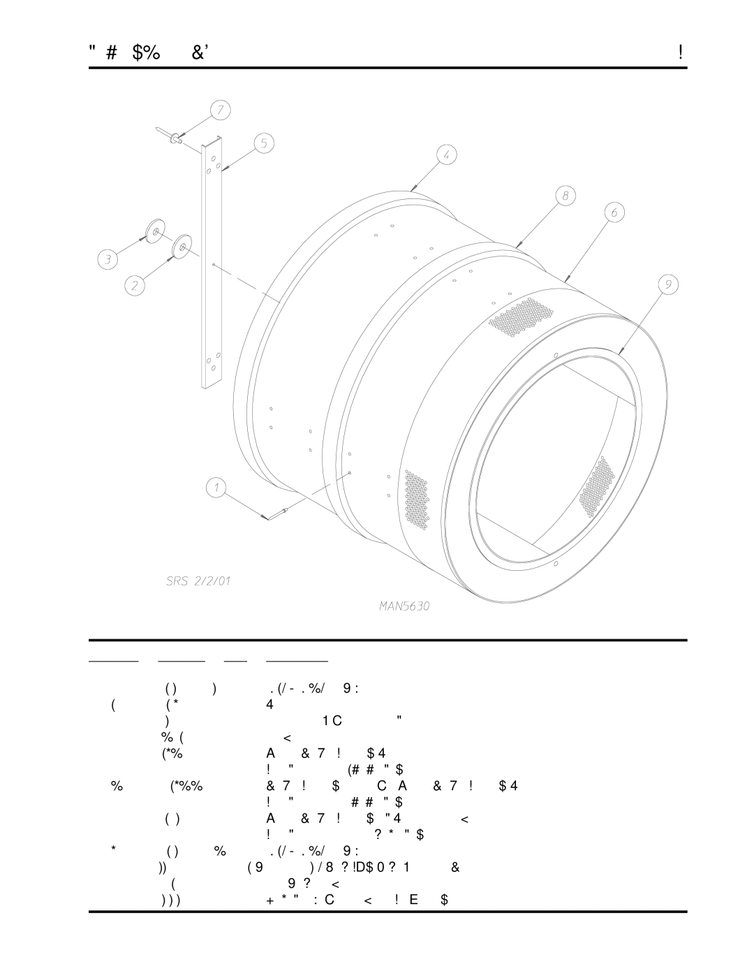 American Dryer Corp AD-360X2RD manual Basket Tumbler/Support Assemblies 