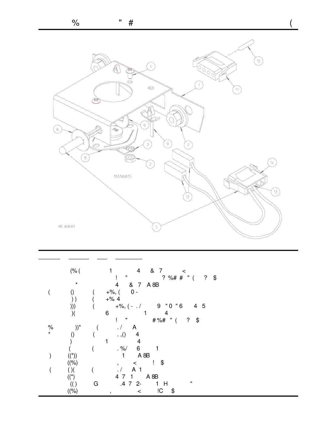 American Dryer Corp AD-360X2RD manual Microprocessor Temperature Sensor Bracket Assembly 