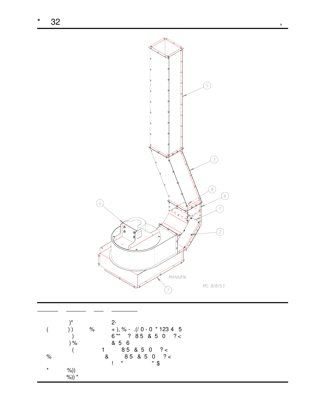 American Dryer Corp AD-360X2RD manual Lower Exhaust Duct Assembly 