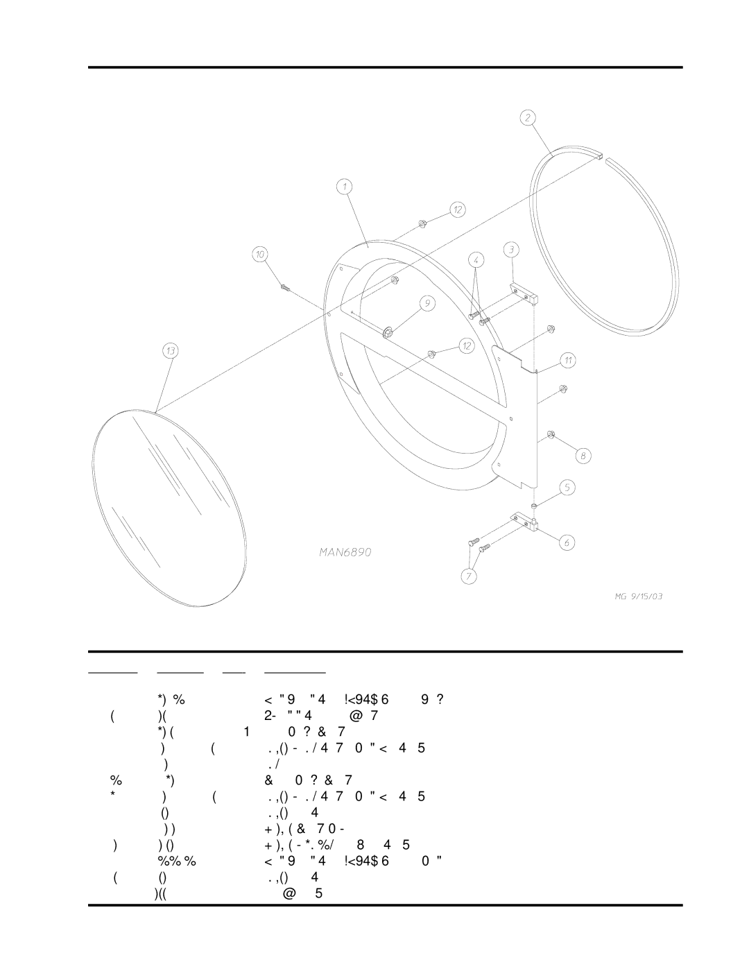 American Dryer Corp AD-360X2RD manual Main Door Assembly 