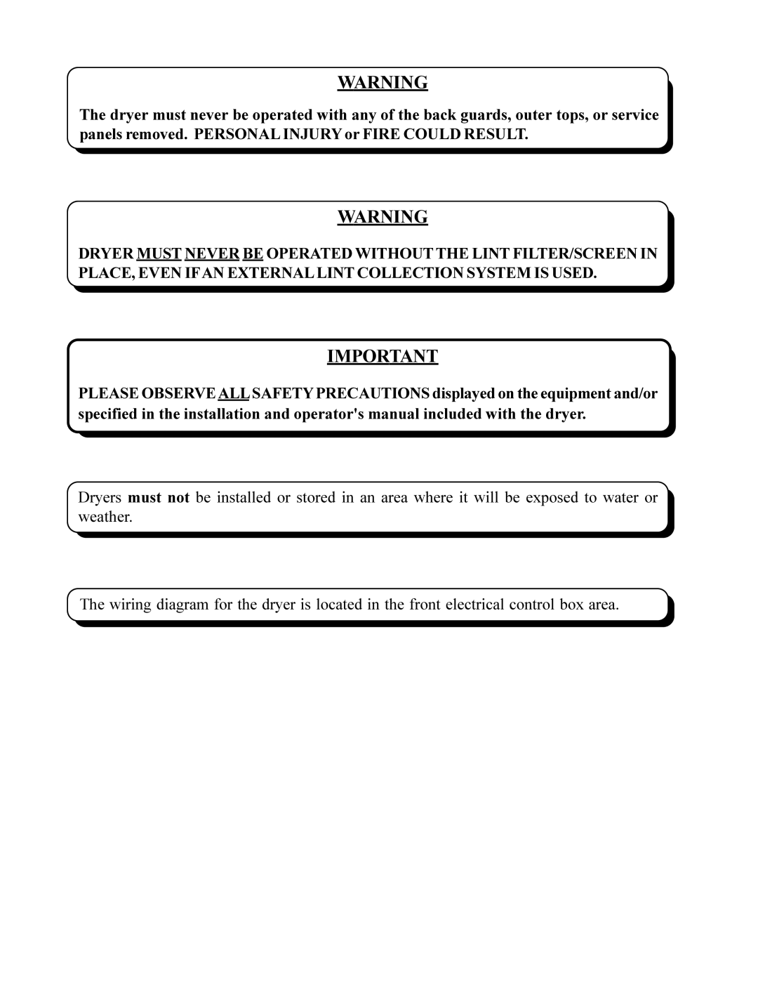 American Dryer Corp AD-95 service manual 