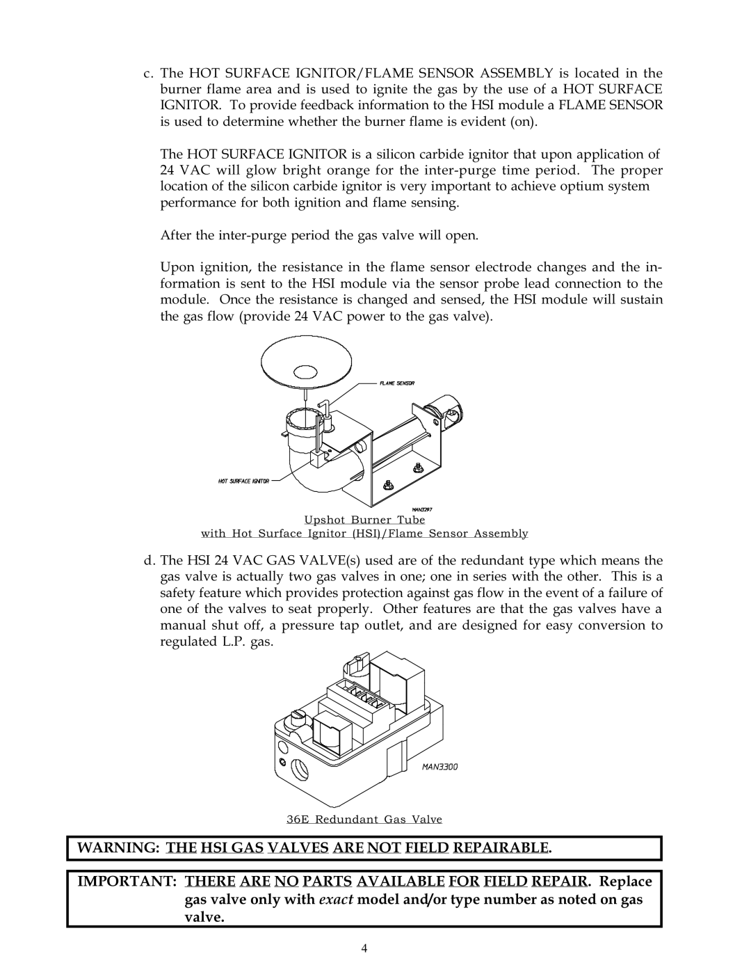 American Dryer Corp ADG-530 technical manual 36E Redundant Gas Valve 