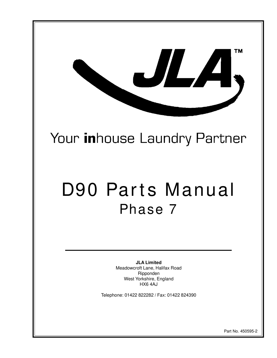 American Dryer Corp manual D90 Parts Manual 