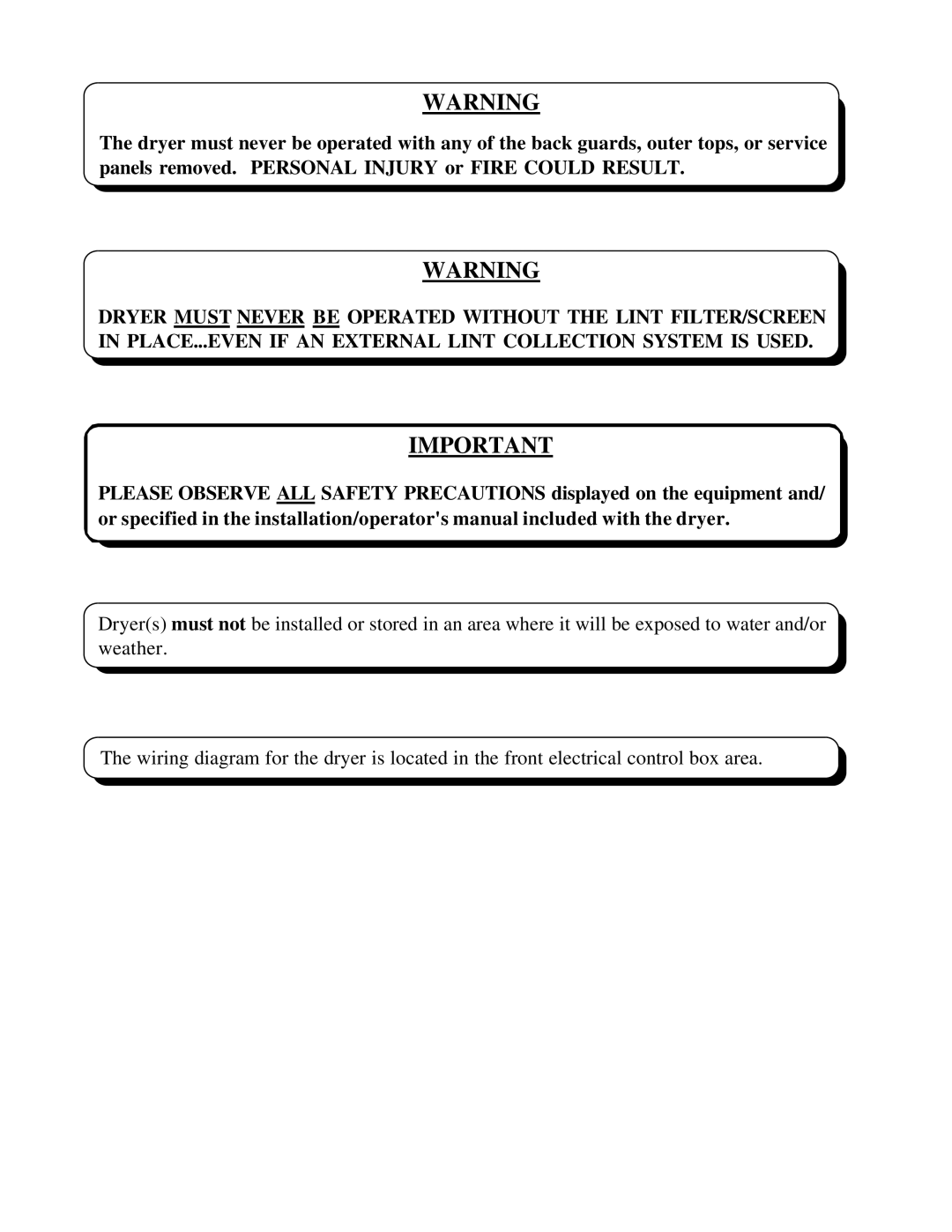 American Dryer Corp EURO-24 manual 