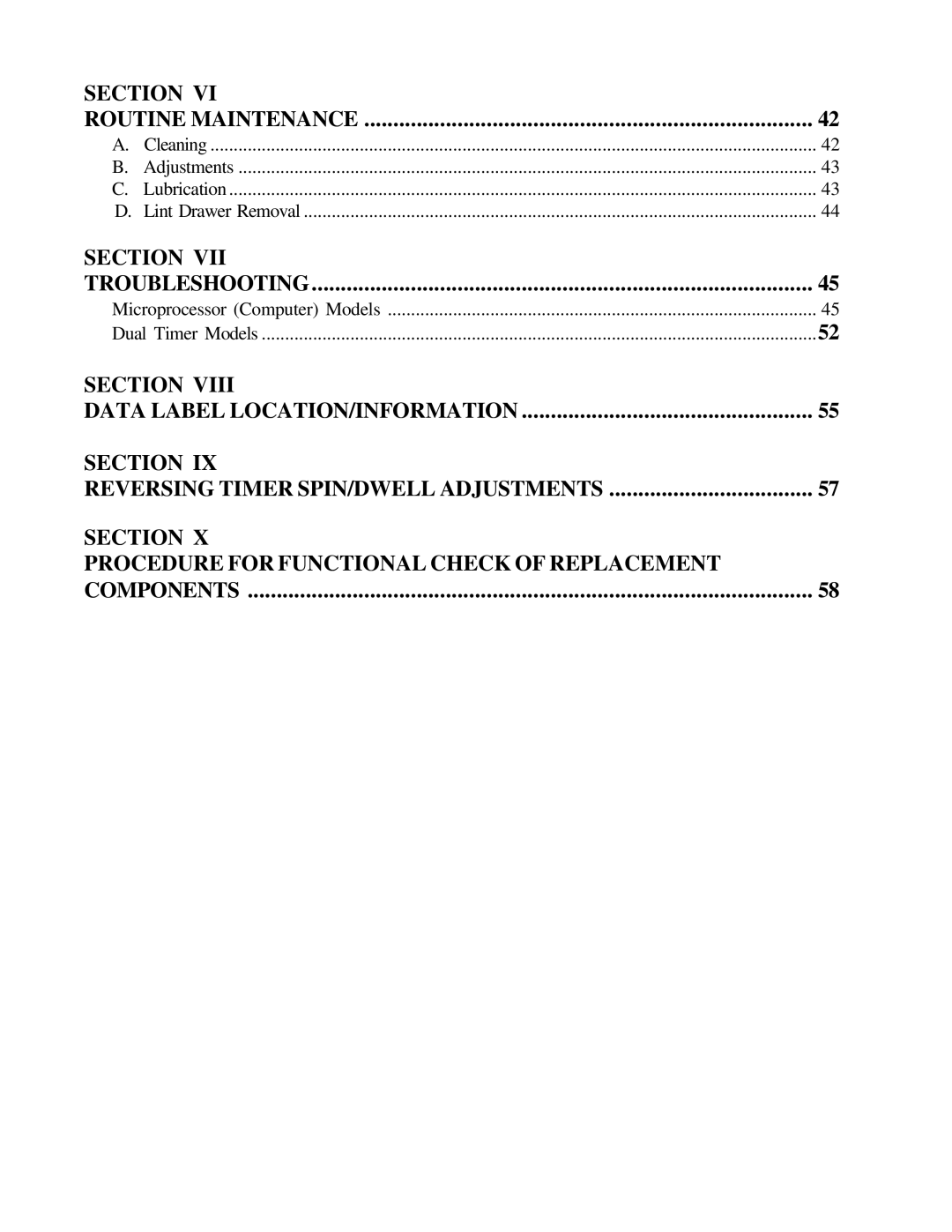 American Dryer Corp EURO-24 manual Routine Maintenance 