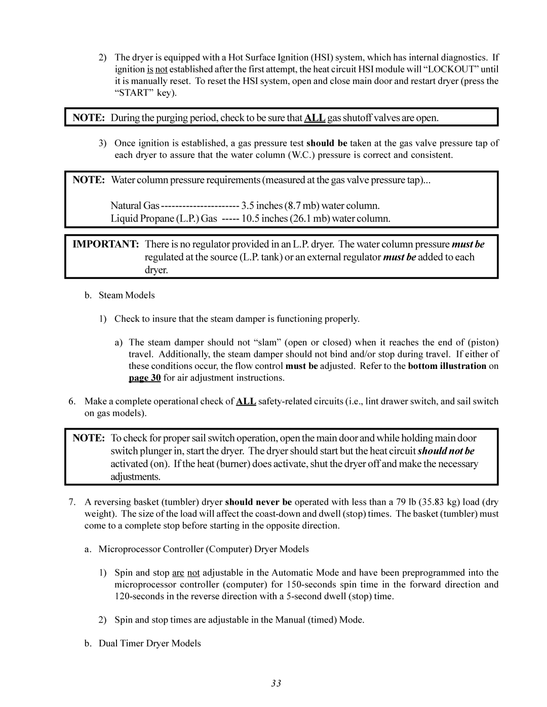 American Dryer Corp ID-120 installation manual 