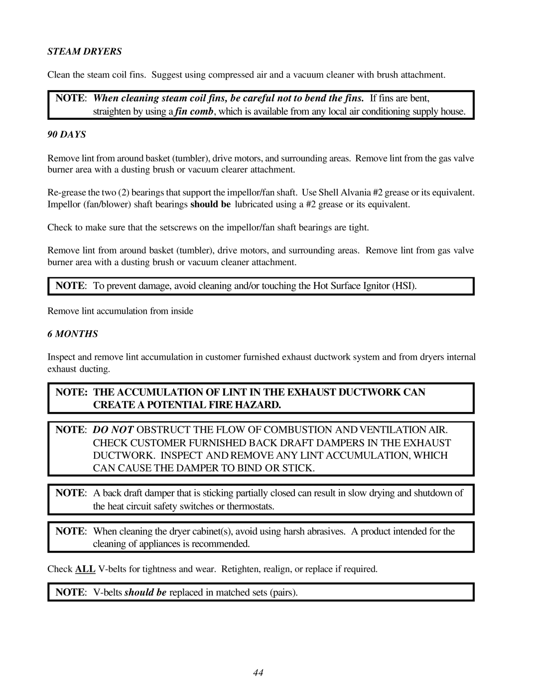 American Dryer Corp ID-170 installation manual Steam Dryers 