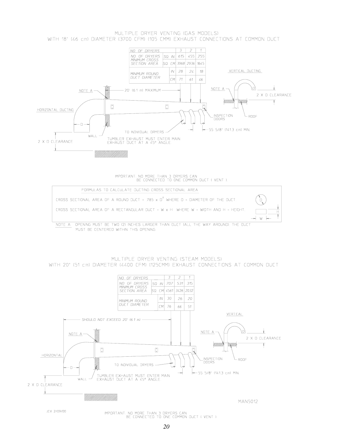 American Dryer Corp MD-170 manual 