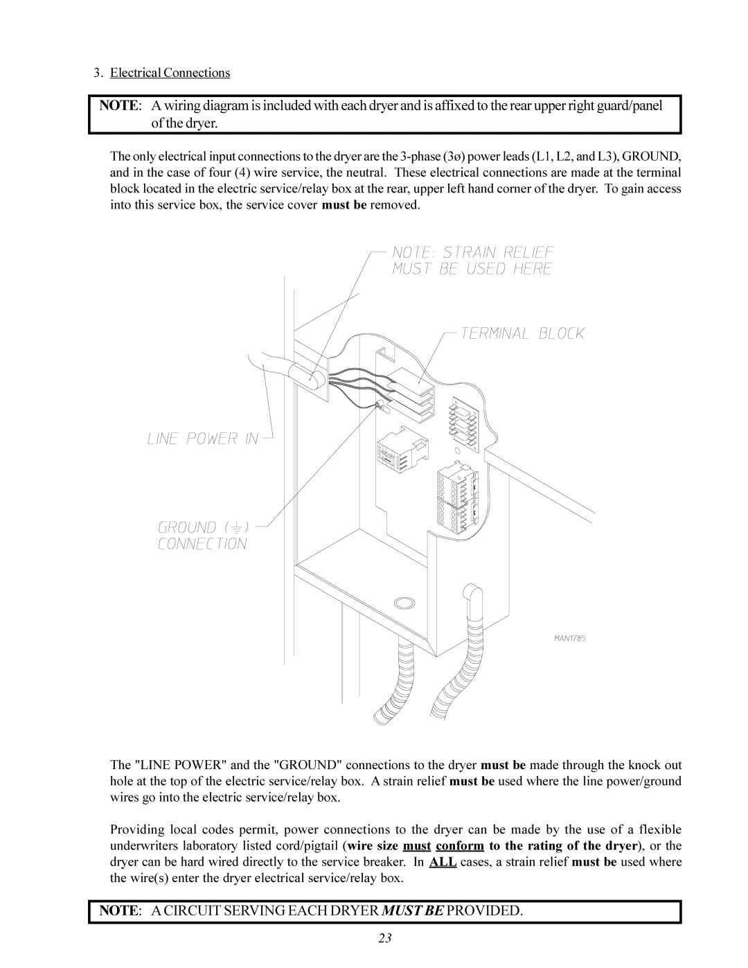 American Dryer Corp MD-170 manual 