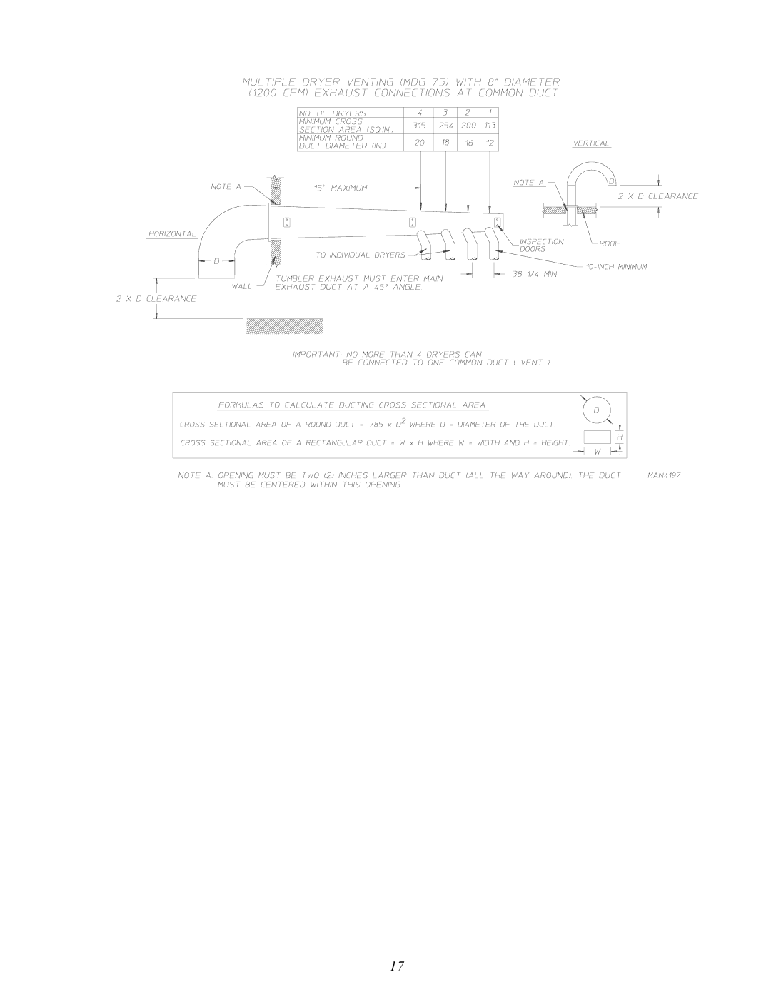 American Dryer Corp MDG-75 manual 