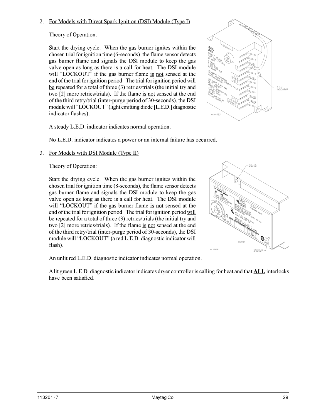 American Dryer Corp MDG30PCC installation manual Maytag Co 