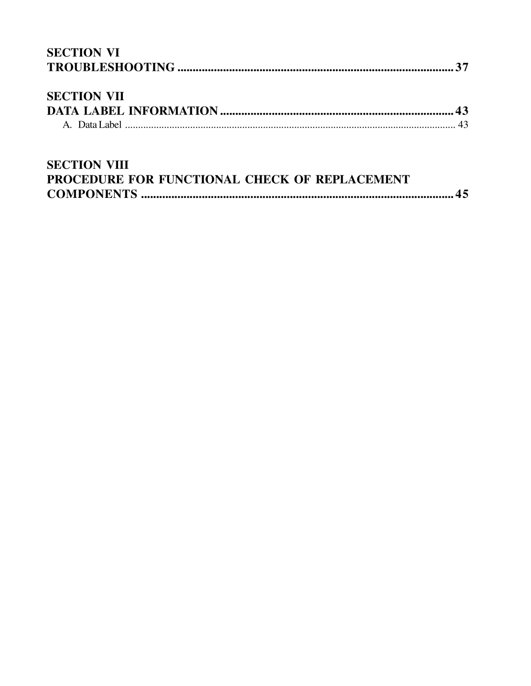 American Dryer Corp MDG75V installation manual Section Procedure for Functional Check of Replacement 