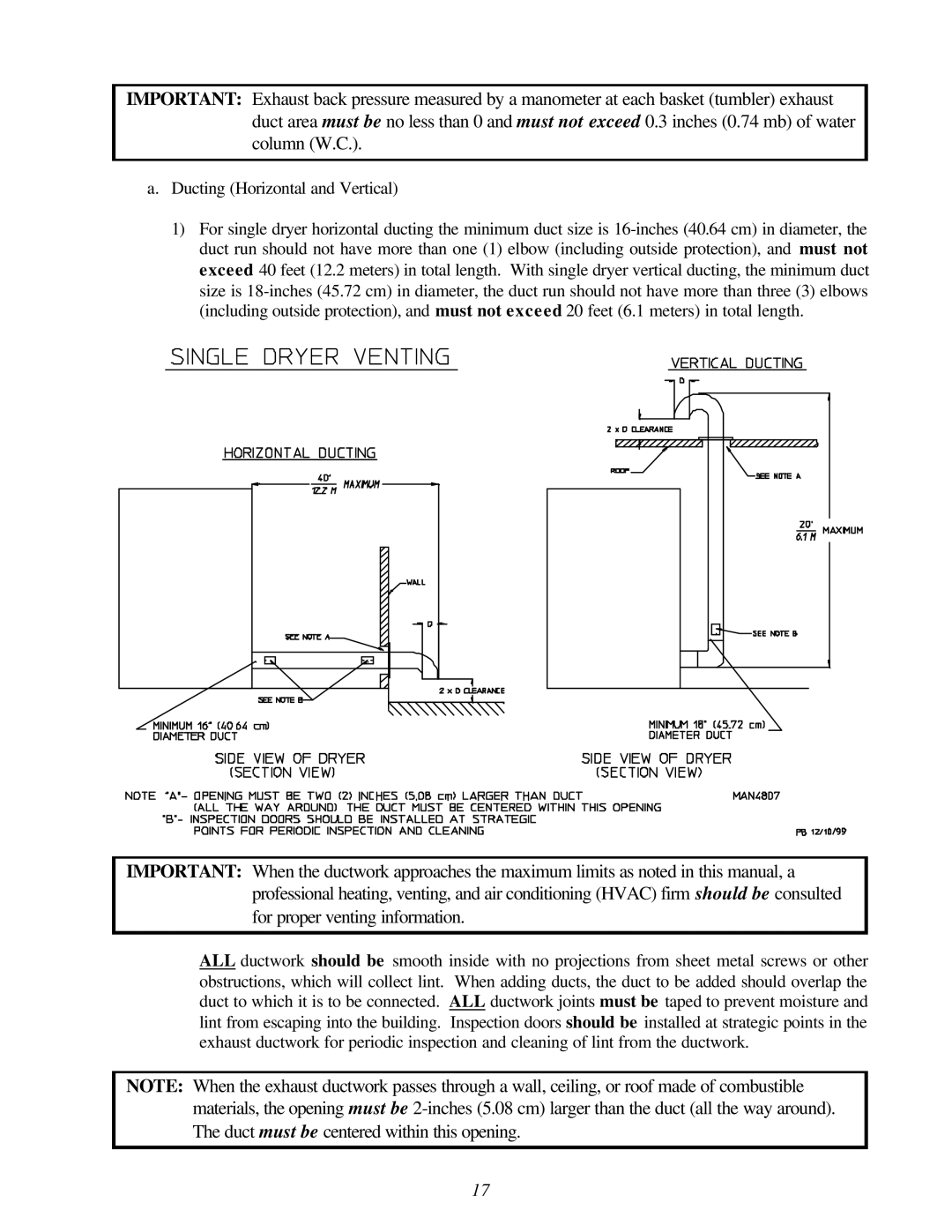 American Dryer Corp ML-122D installation manual 