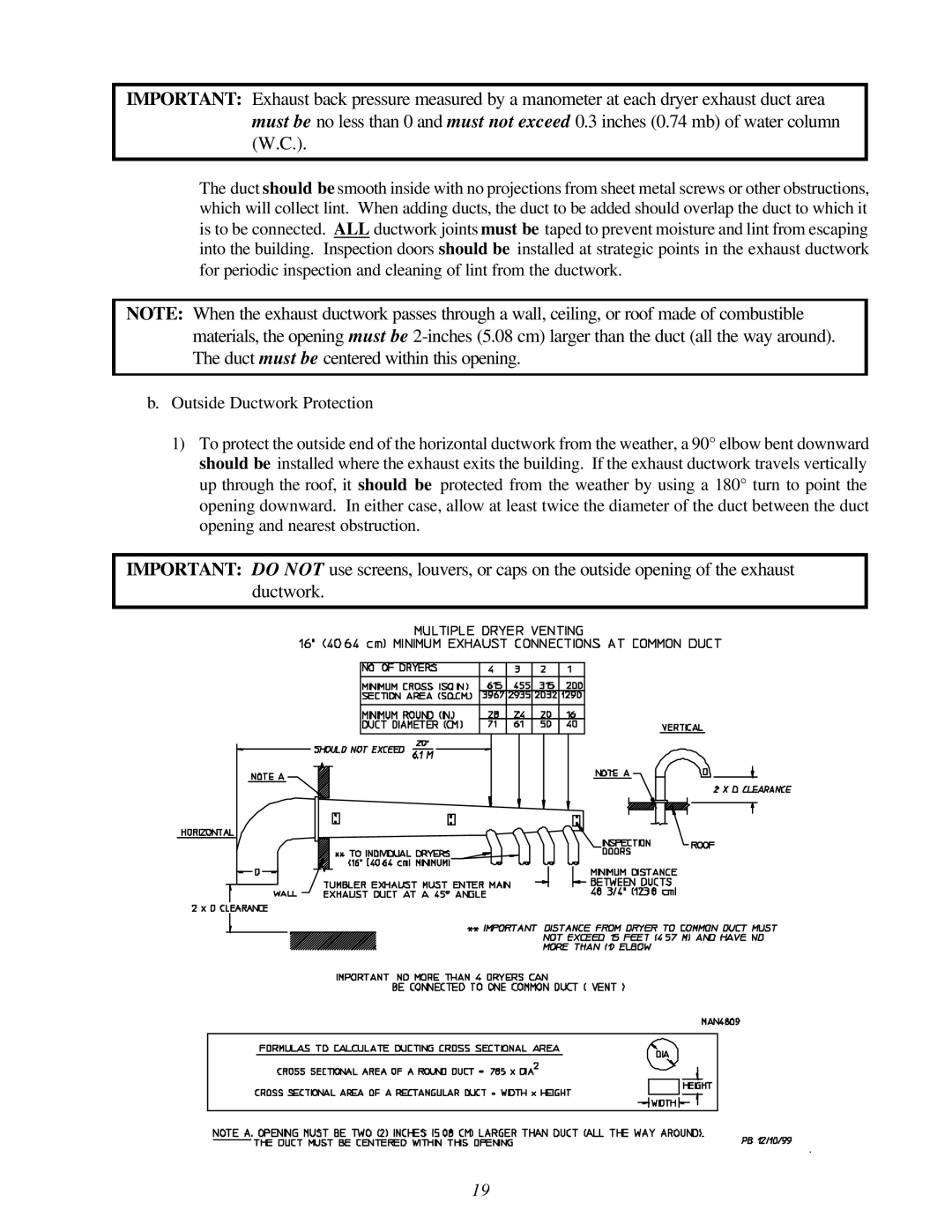 American Dryer Corp ML-122D installation manual 