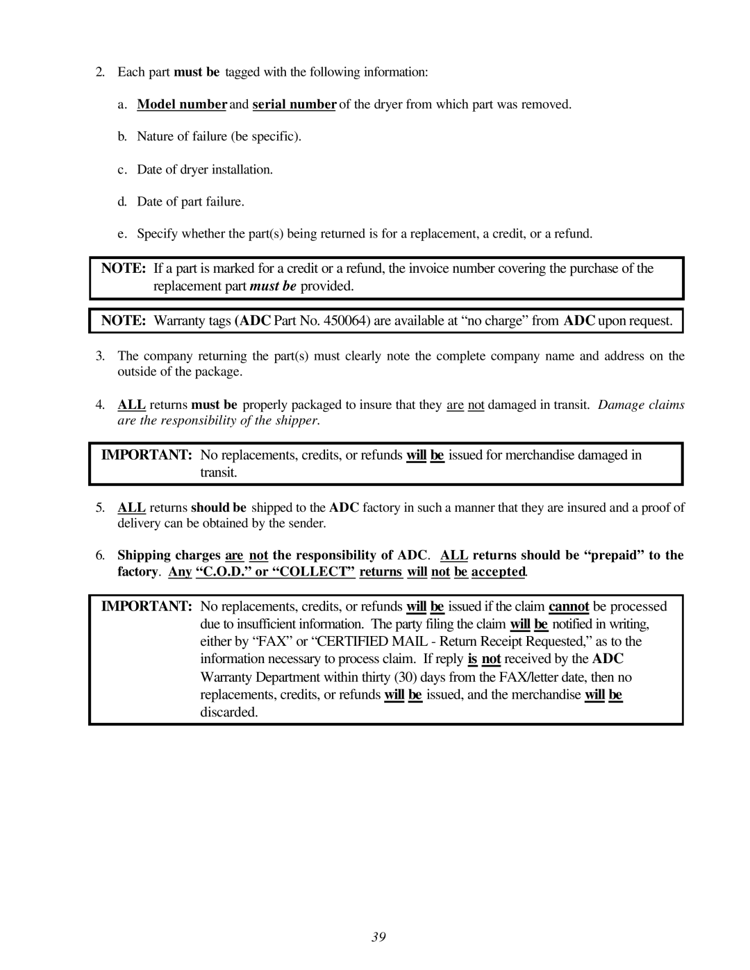 American Dryer Corp ML-122D installation manual 