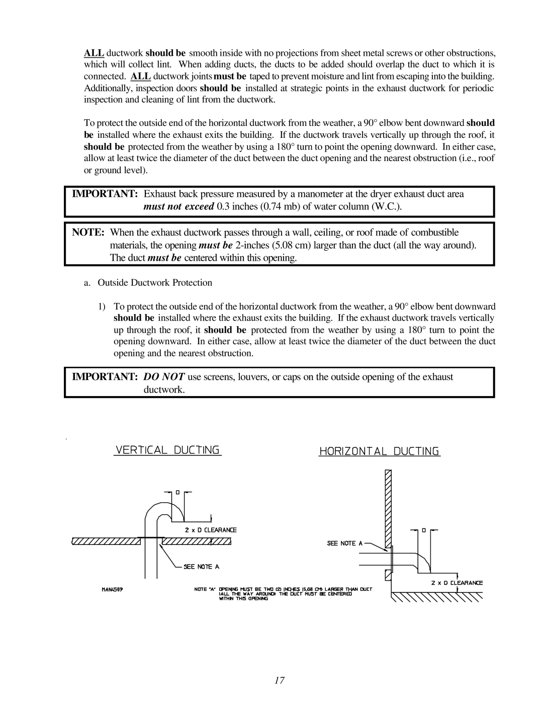 American Dryer Corp ML-130 II installation manual 