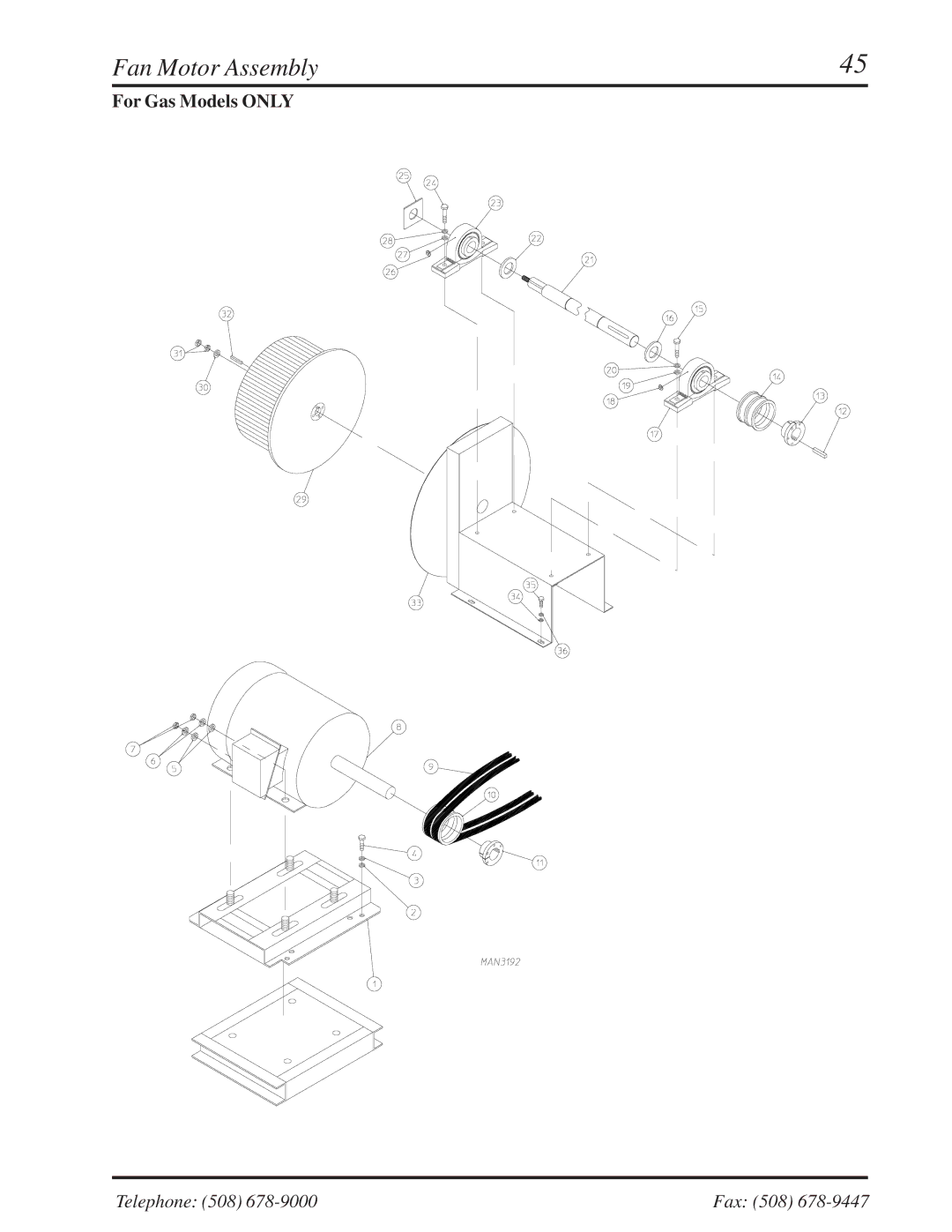 American Dryer Corp ML-310 manual For Gas Models only 