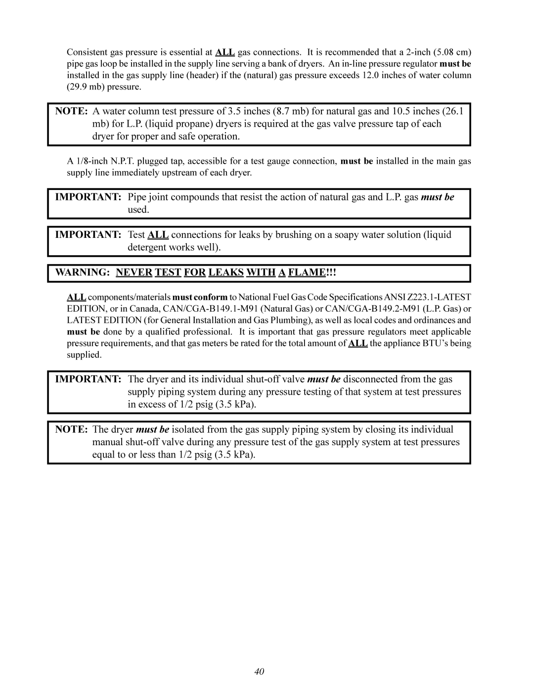 American Dryer Corp ML-410 manual 