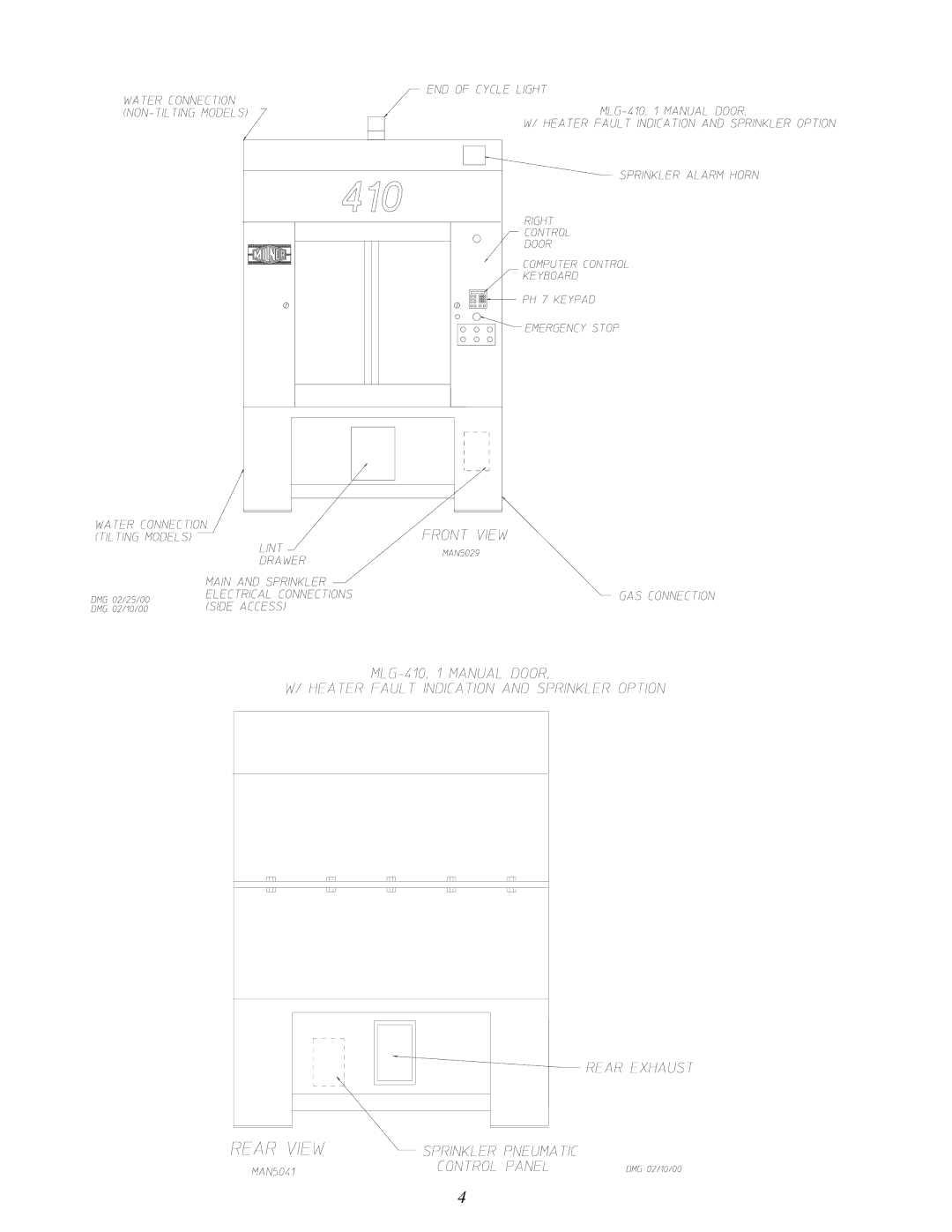 American Dryer Corp ML-410 manual 