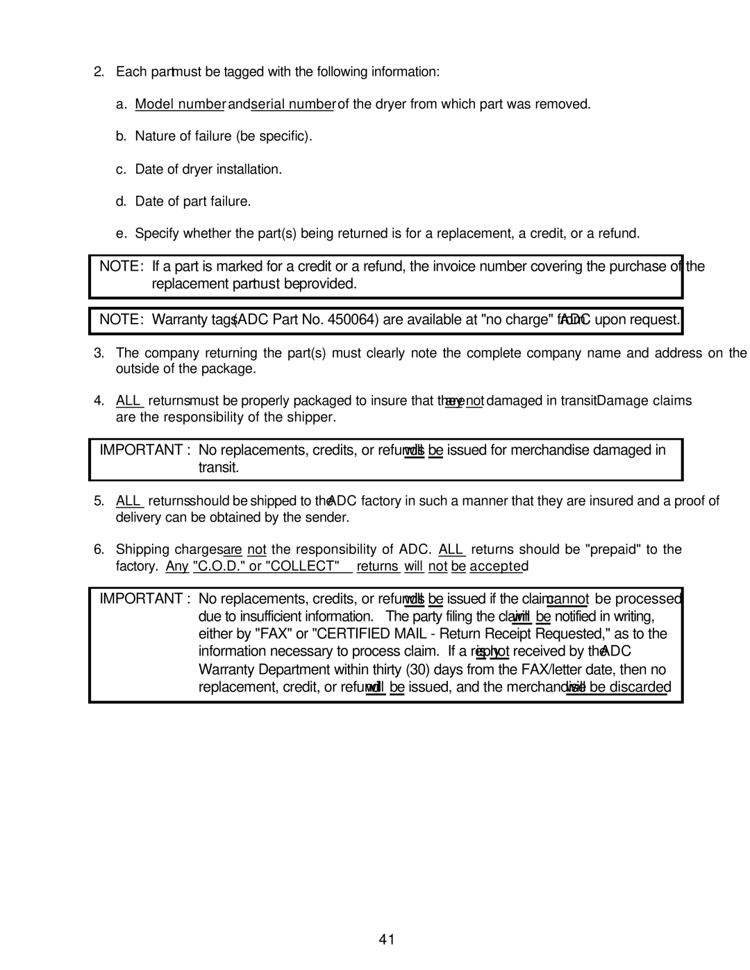 American Dryer Corp ML-55HS installation manual 