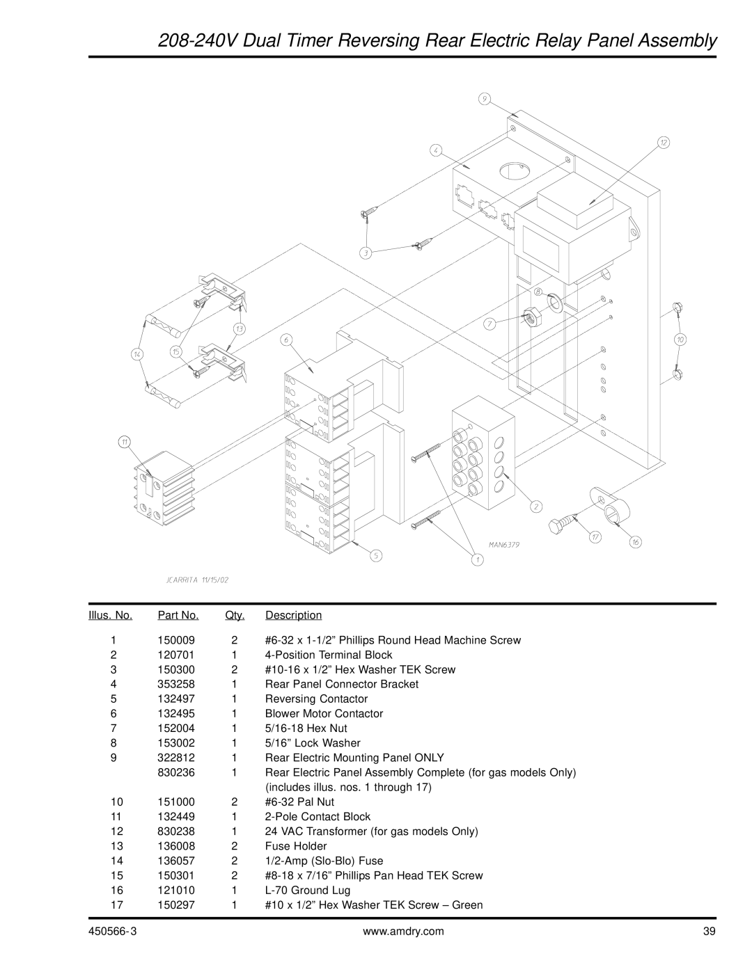 American Dryer Corp ML-758 manual 