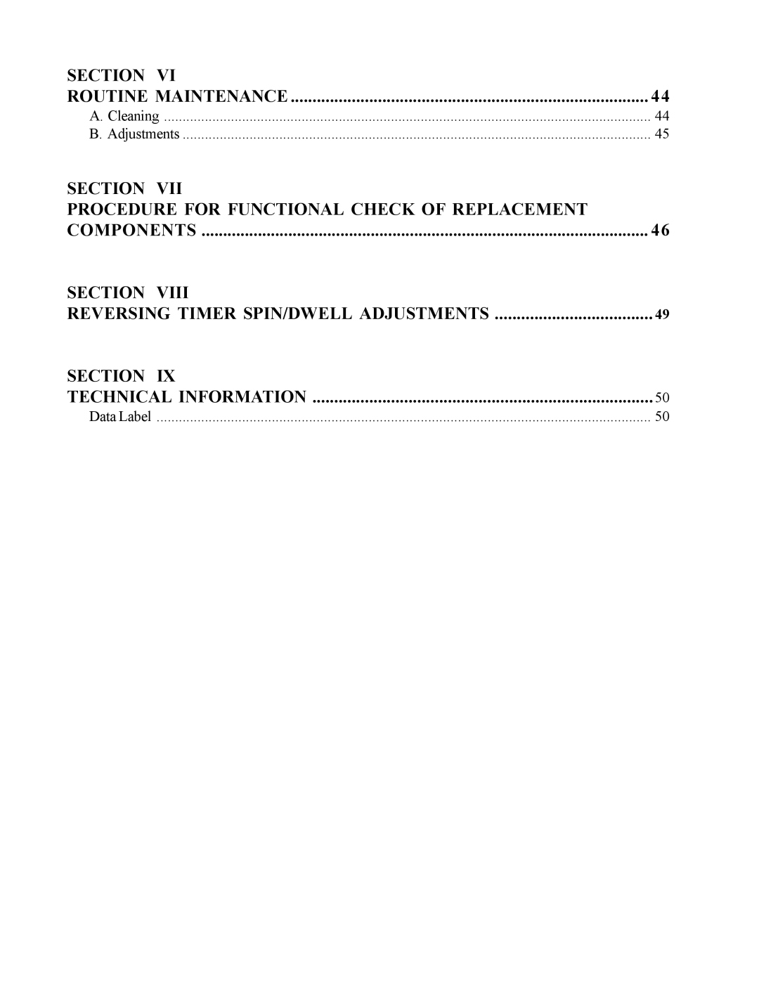 American Dryer Corp ML-75HS installation manual Section Procedure for Functional Check of Replacement 