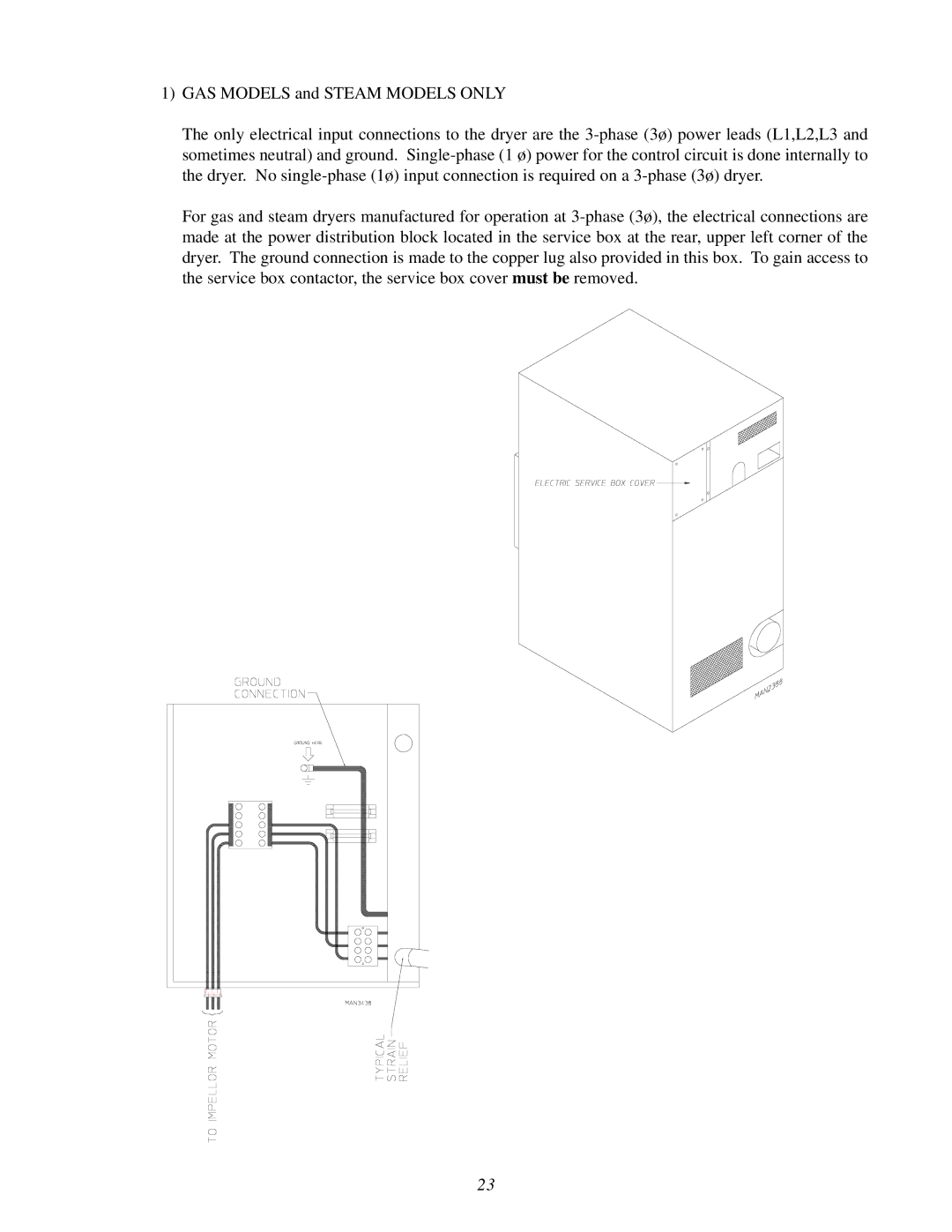 American Dryer Corp ML-78 installation manual 