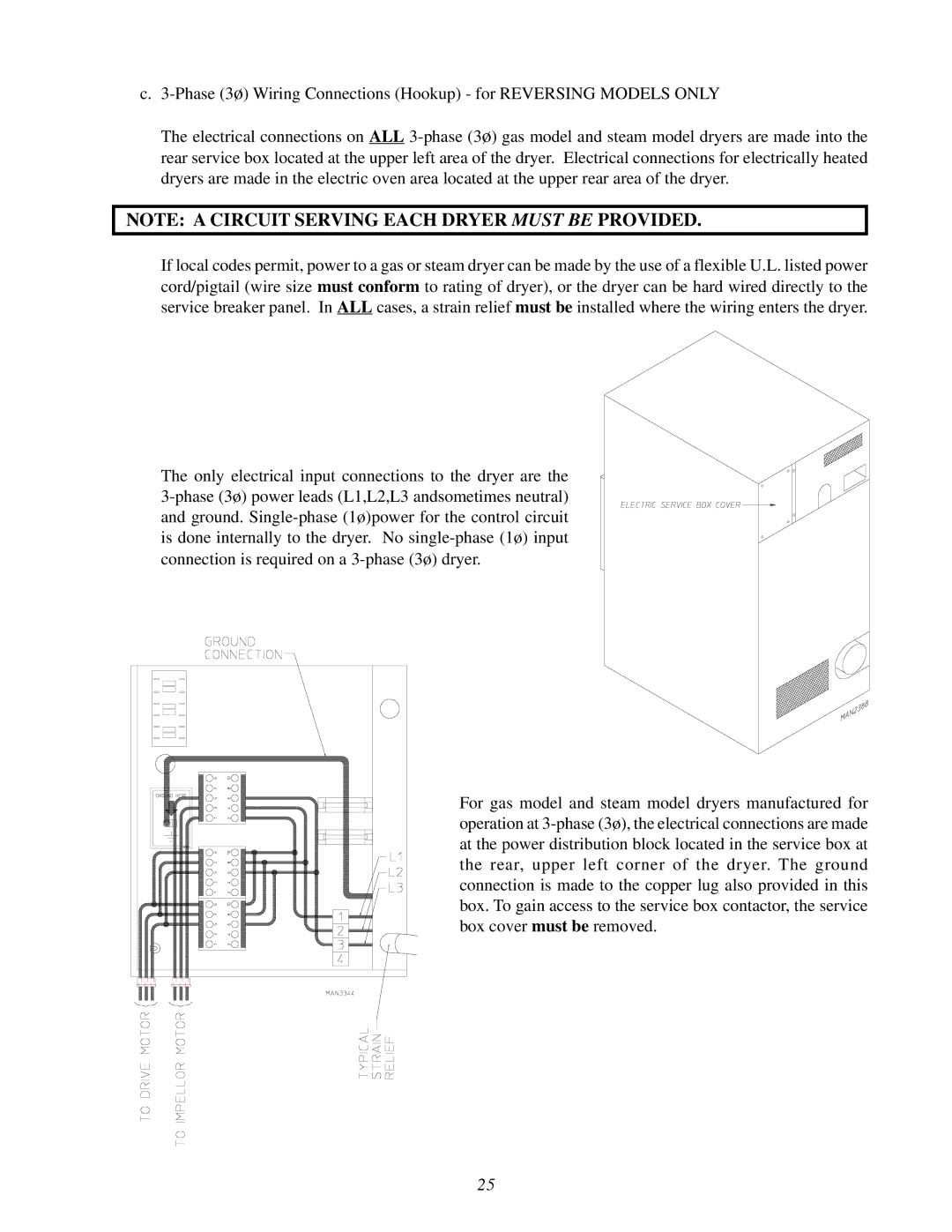 American Dryer Corp ML-78 installation manual 