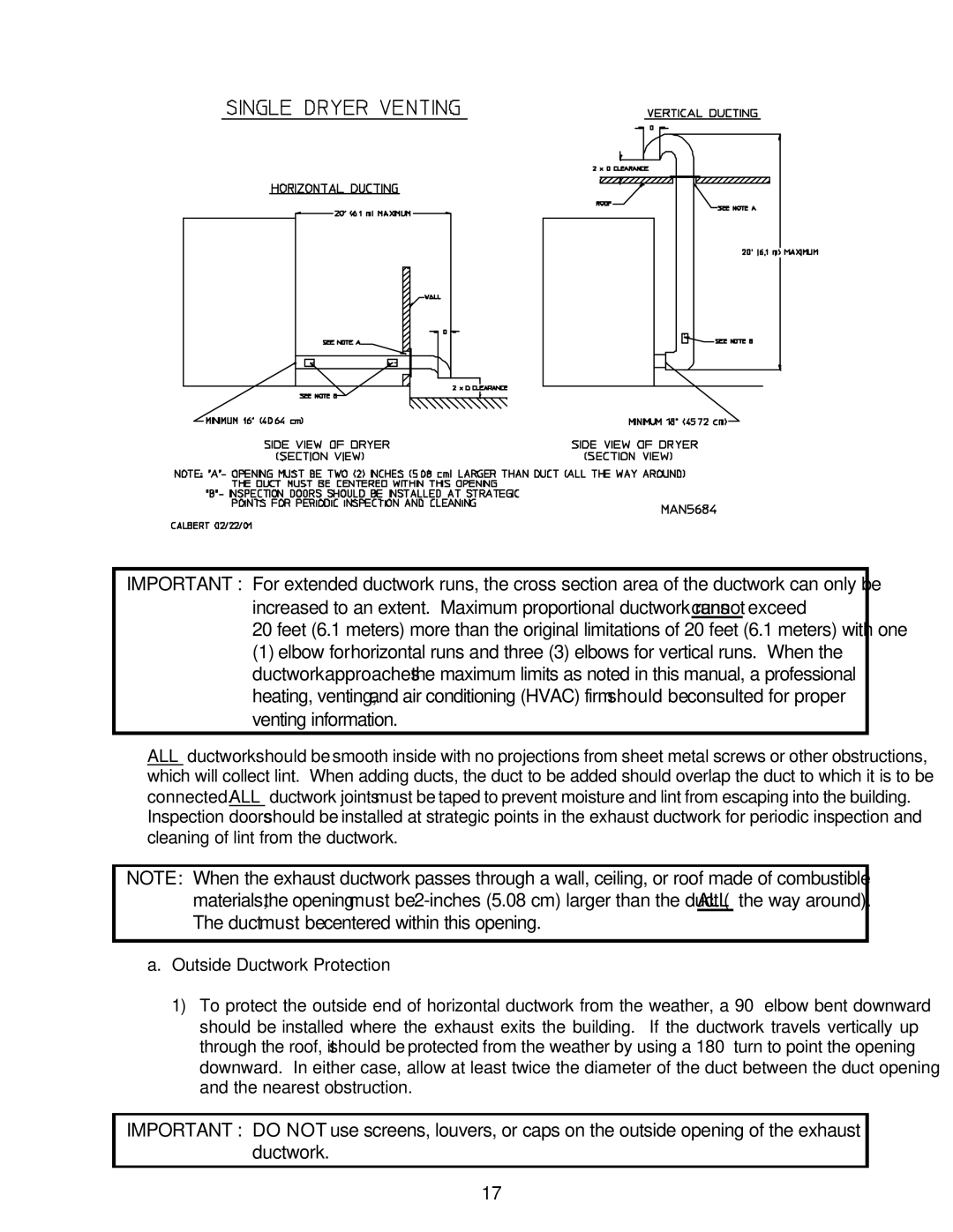 American Dryer Corp ML-96D installation manual 