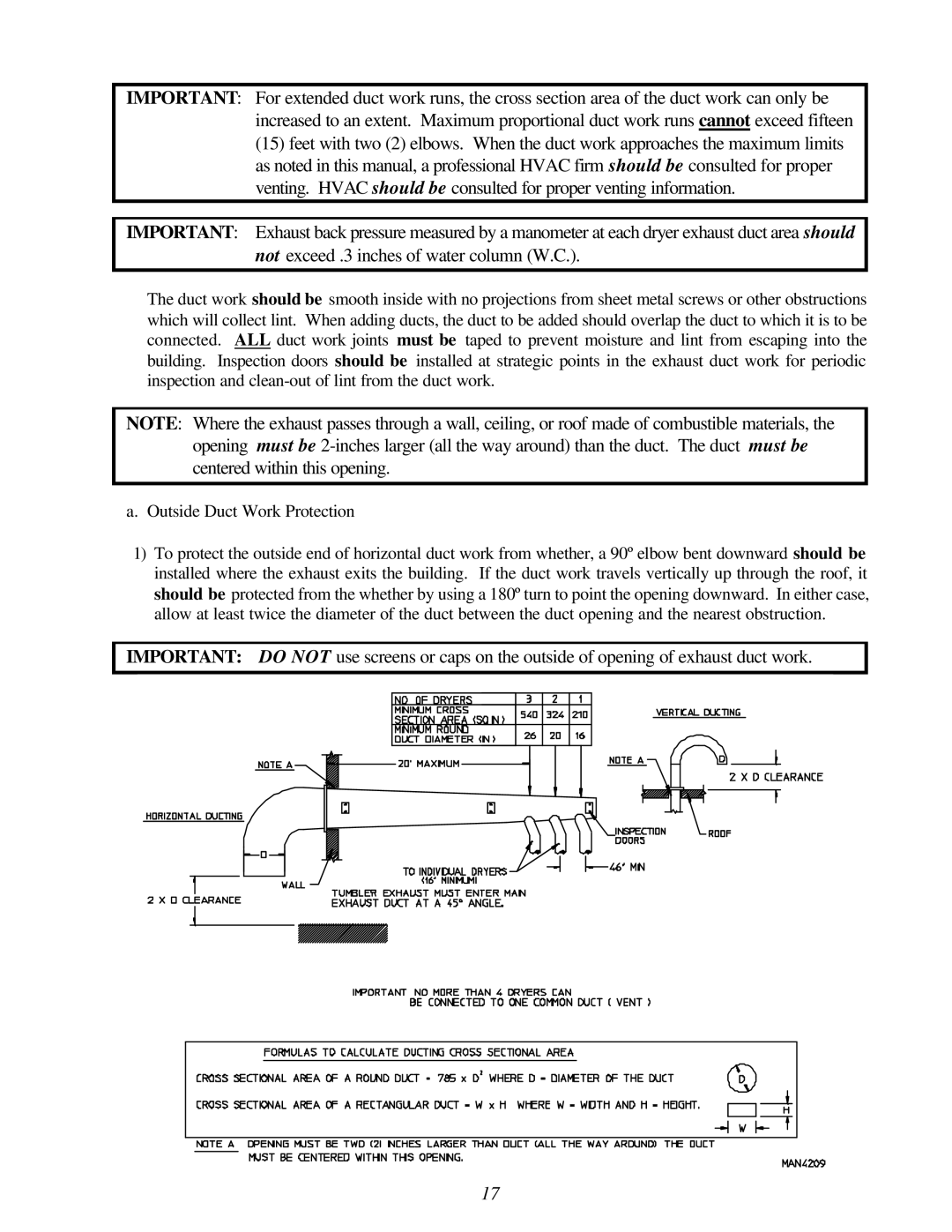 American Dryer Corp ML-96HS installation manual 