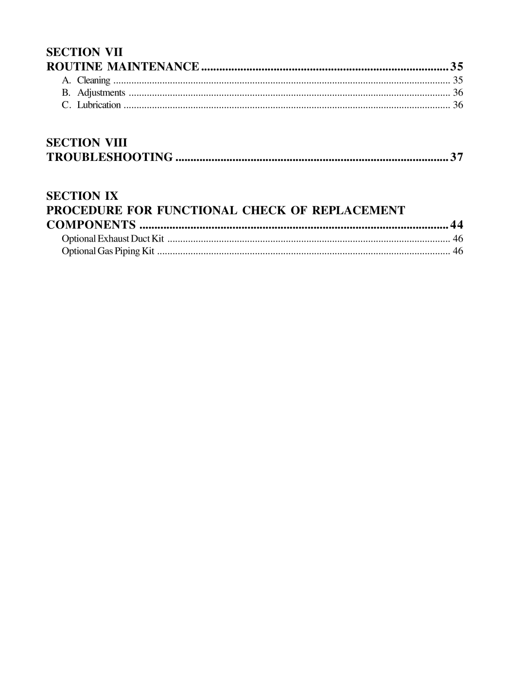 American Dryer Corp MLG31PCA installation manual Section Procedure for Functional Check of Replacement 