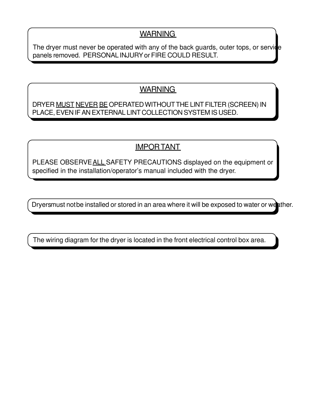 American Dryer Corp MLS-460 manual 