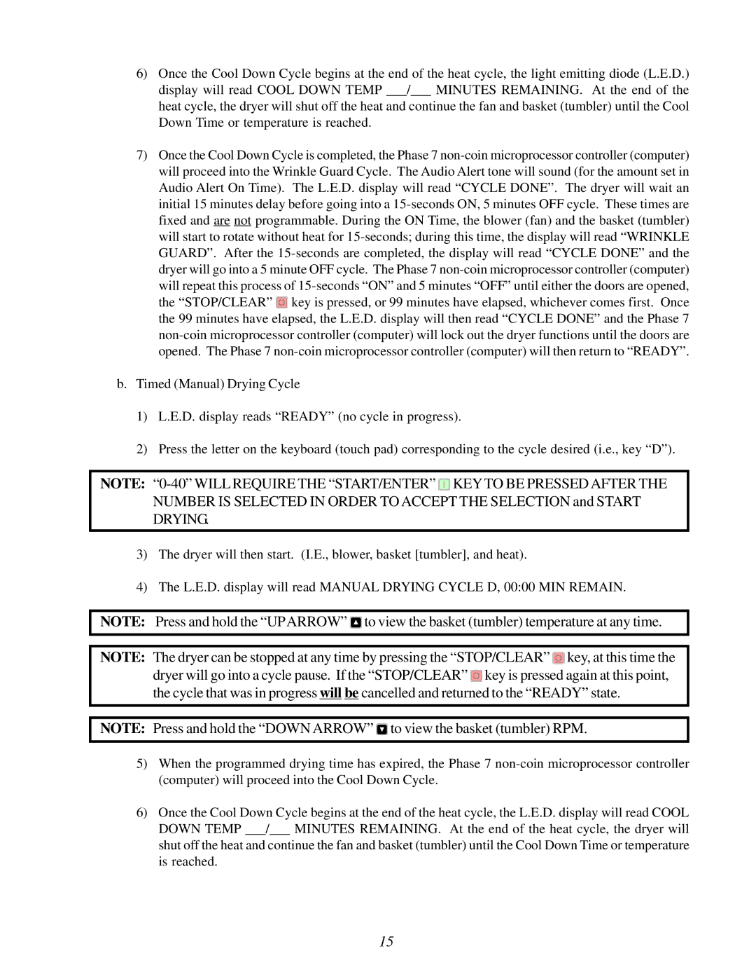 American Dryer Corp Phase 7.2.2 user manual 