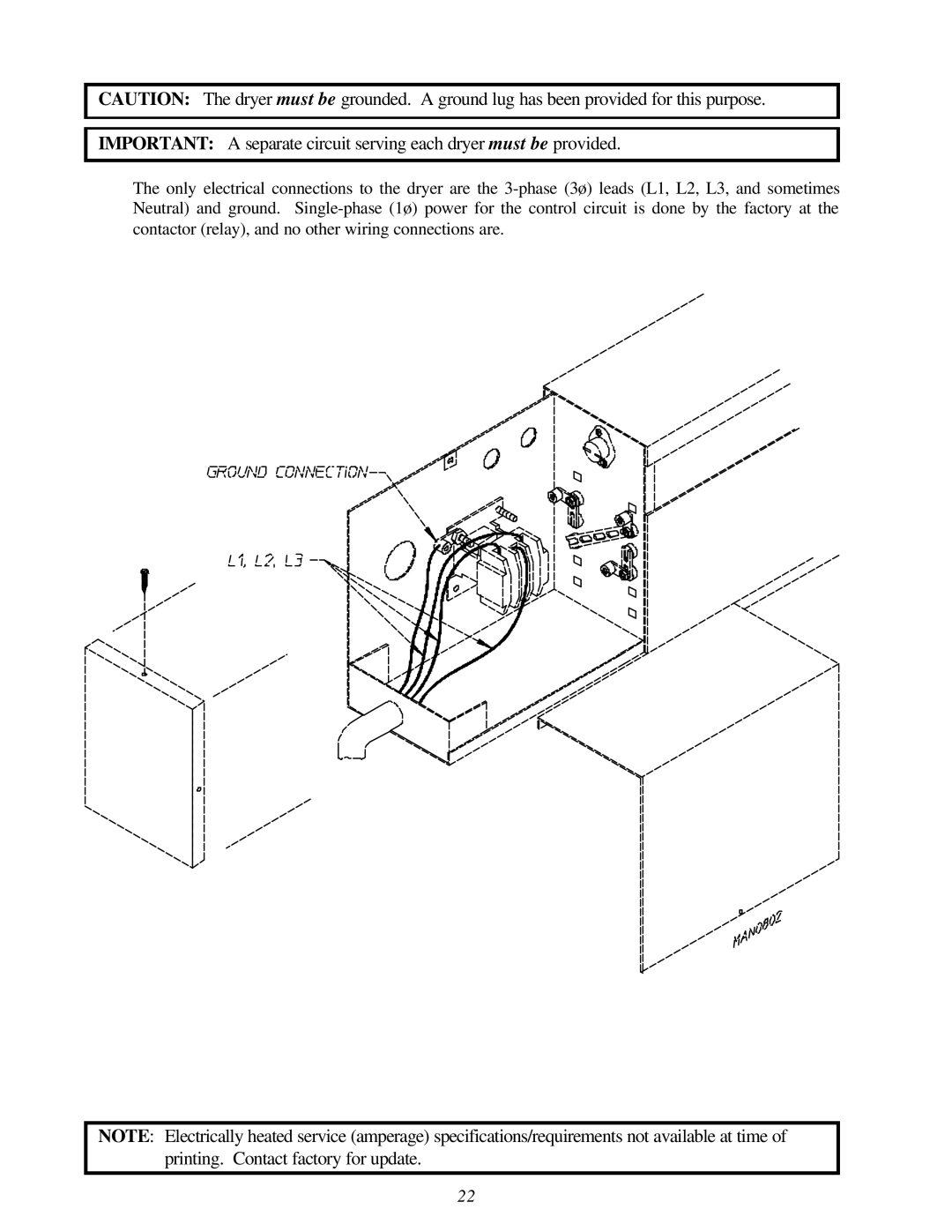 American Dryer Corp Super AD-30 manual 