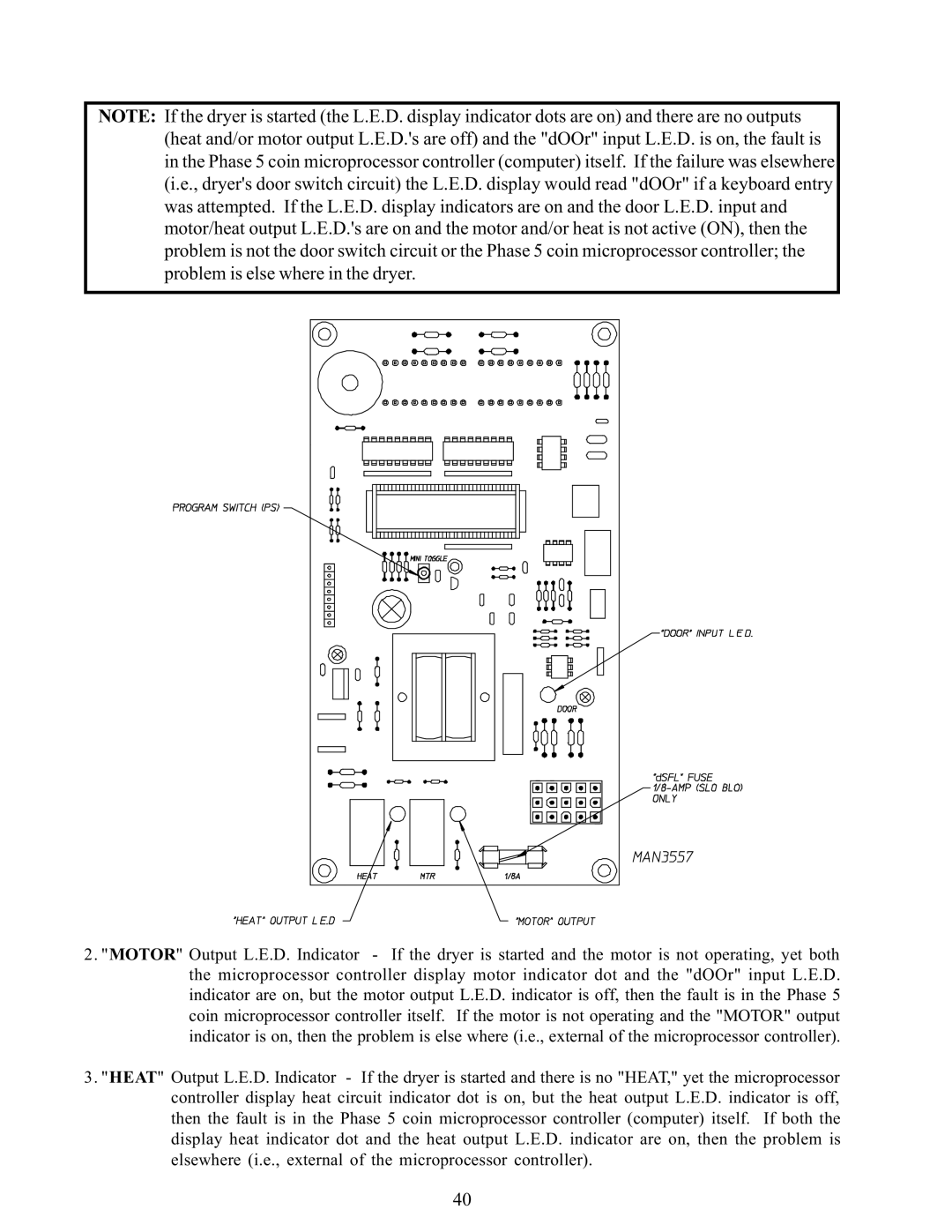 American Dryer Corp WDA-385 service manual 