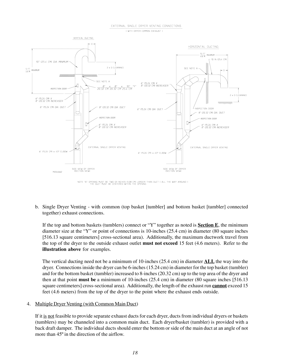 American Dryer Corp WDA-530D II, ADG-530D II installation manual 