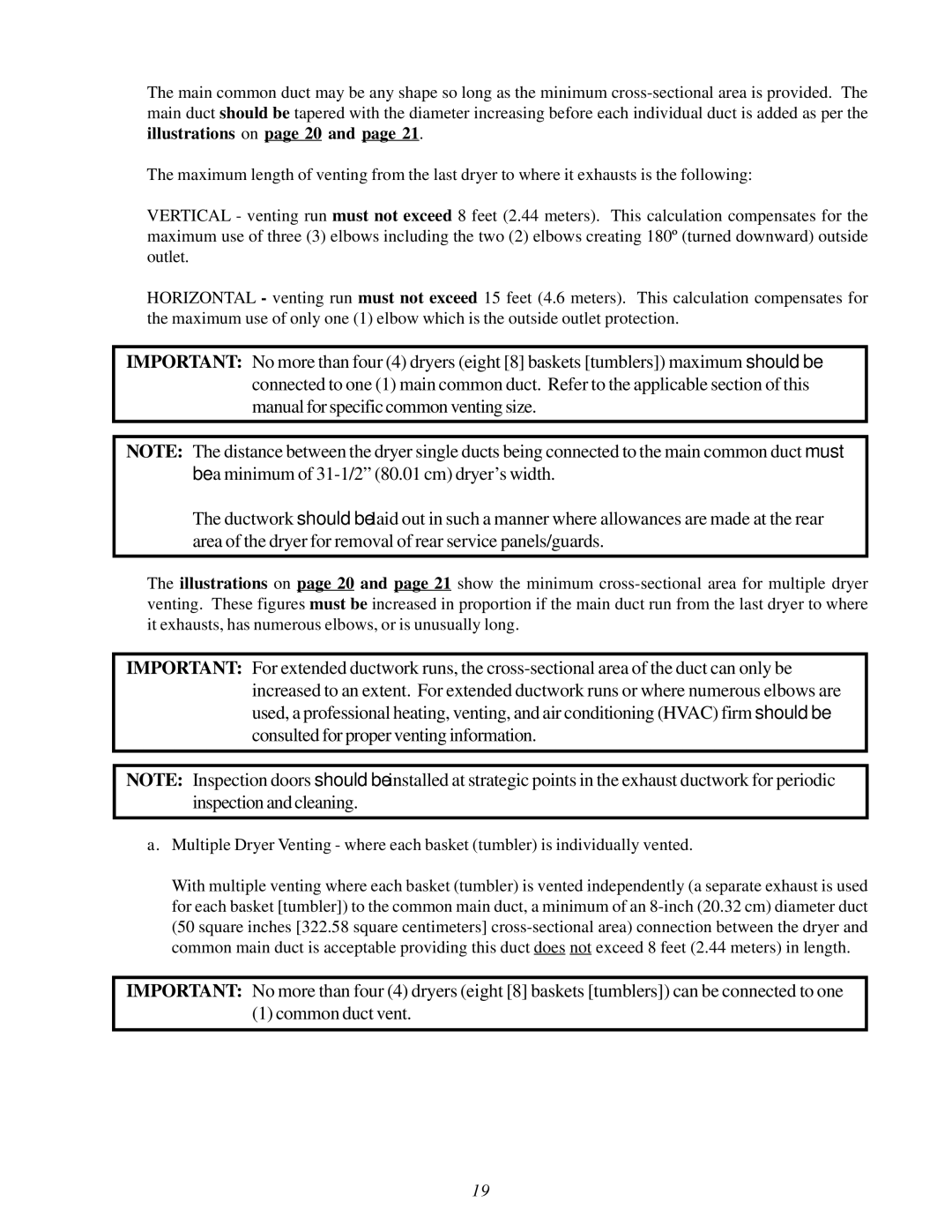 American Dryer Corp ADG-530D II, WDA-530D II installation manual 