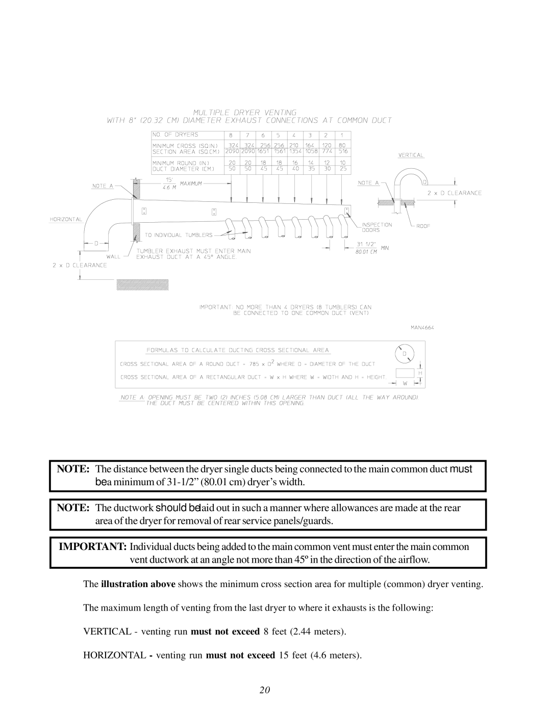 American Dryer Corp WDA-530D II, ADG-530D II installation manual 